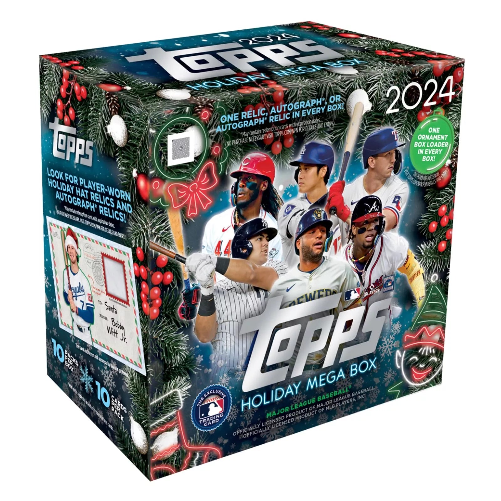 MLB 2024 Topps Holiday Baseball Mega Box