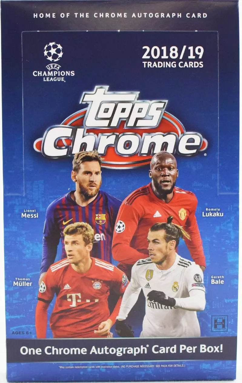 Random Team - Break #66 2019 Topps Chrome UEFA Champions League Soccer Hobby Box
