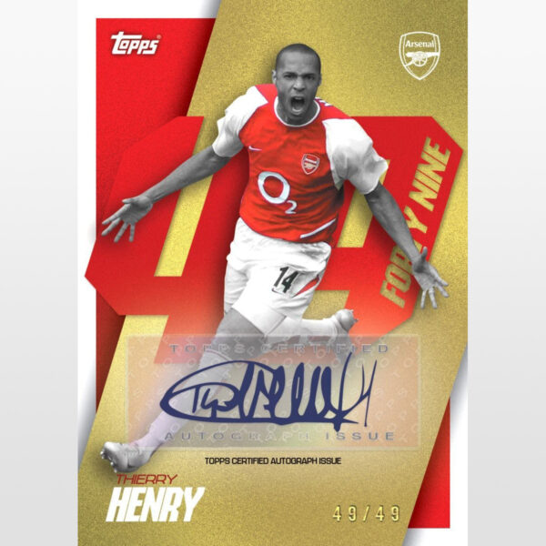 Topps Arsenal Fan Set Henry