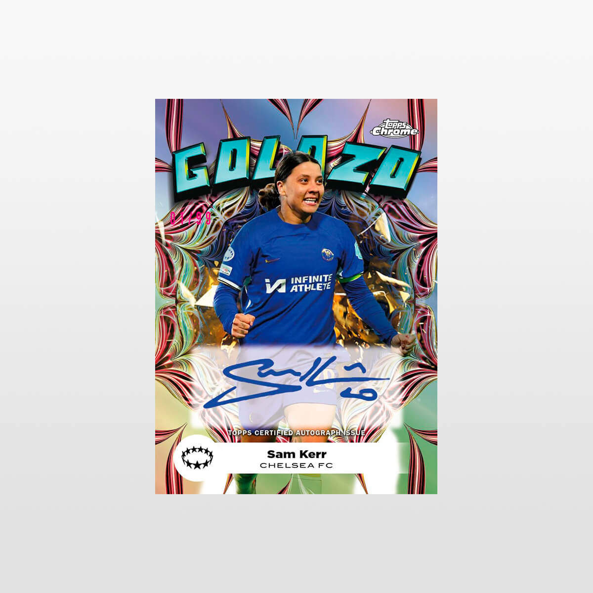 2023-24 Topps Chrome® UEFA Women's Champions League Sam Kerr