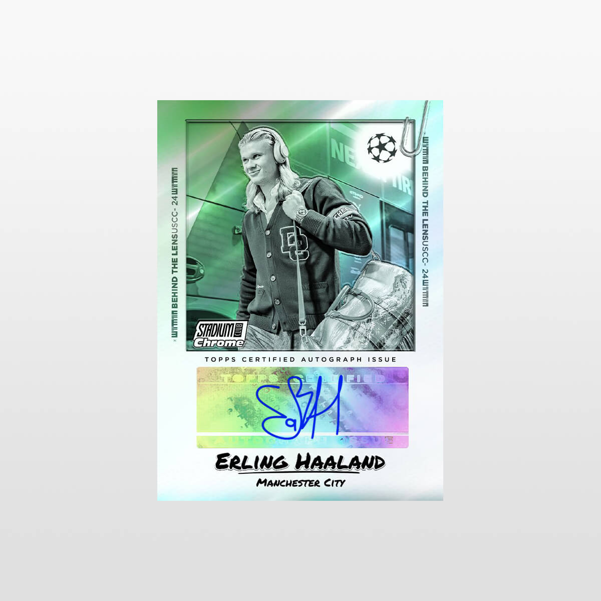 2024 Topps® Stadium Club Chrome® UEFA Champions League Haaland