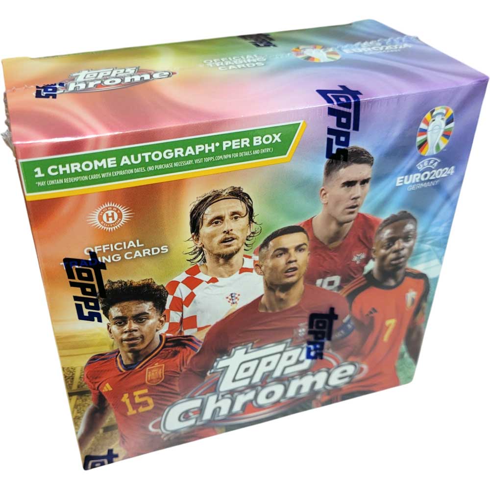 2024 Topps Chrome® UEFA EURO -  Hobby Box