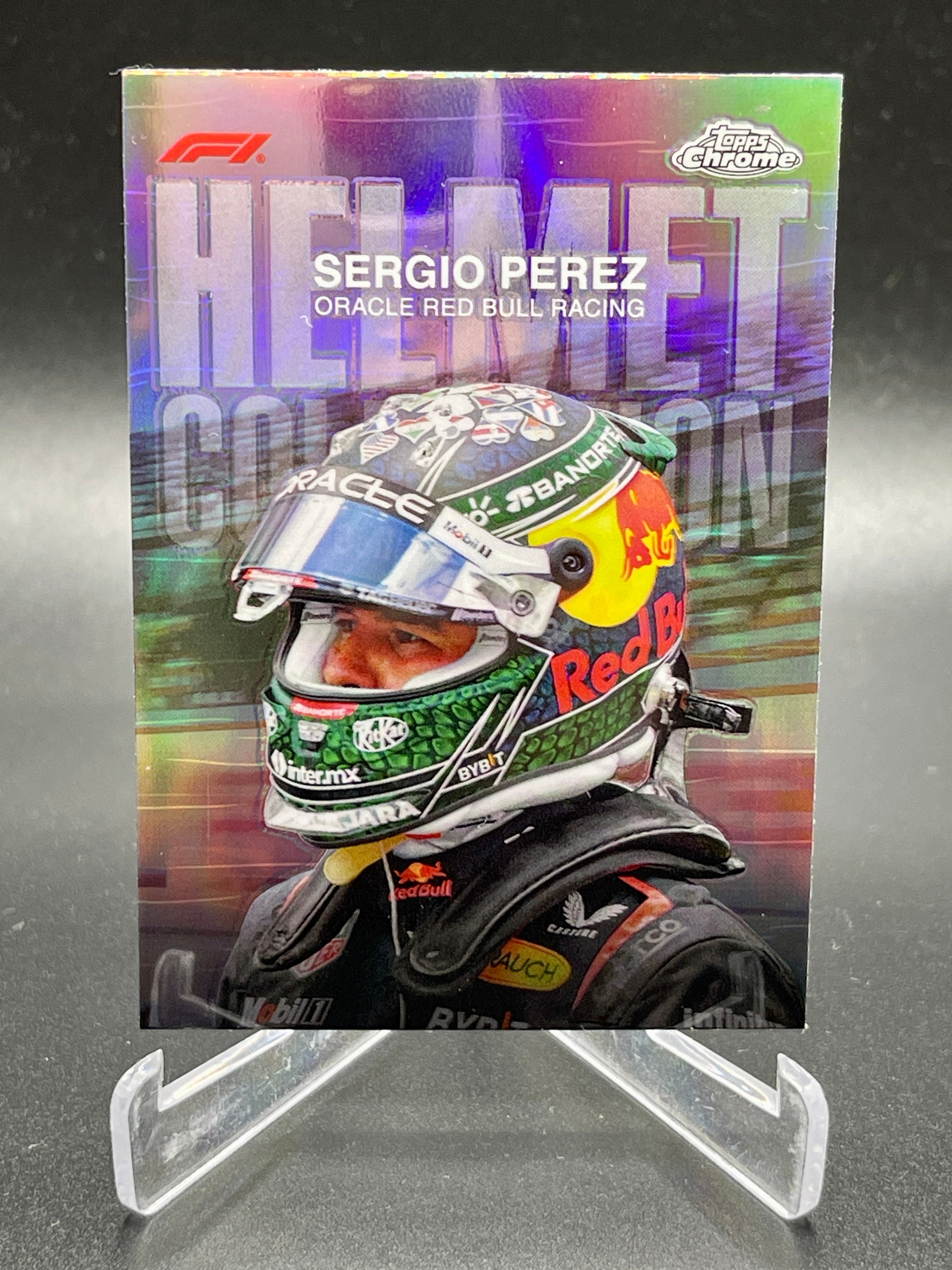 Sergio Perez 2024 Topps Chrome Formula 1 Helmet #HC-02