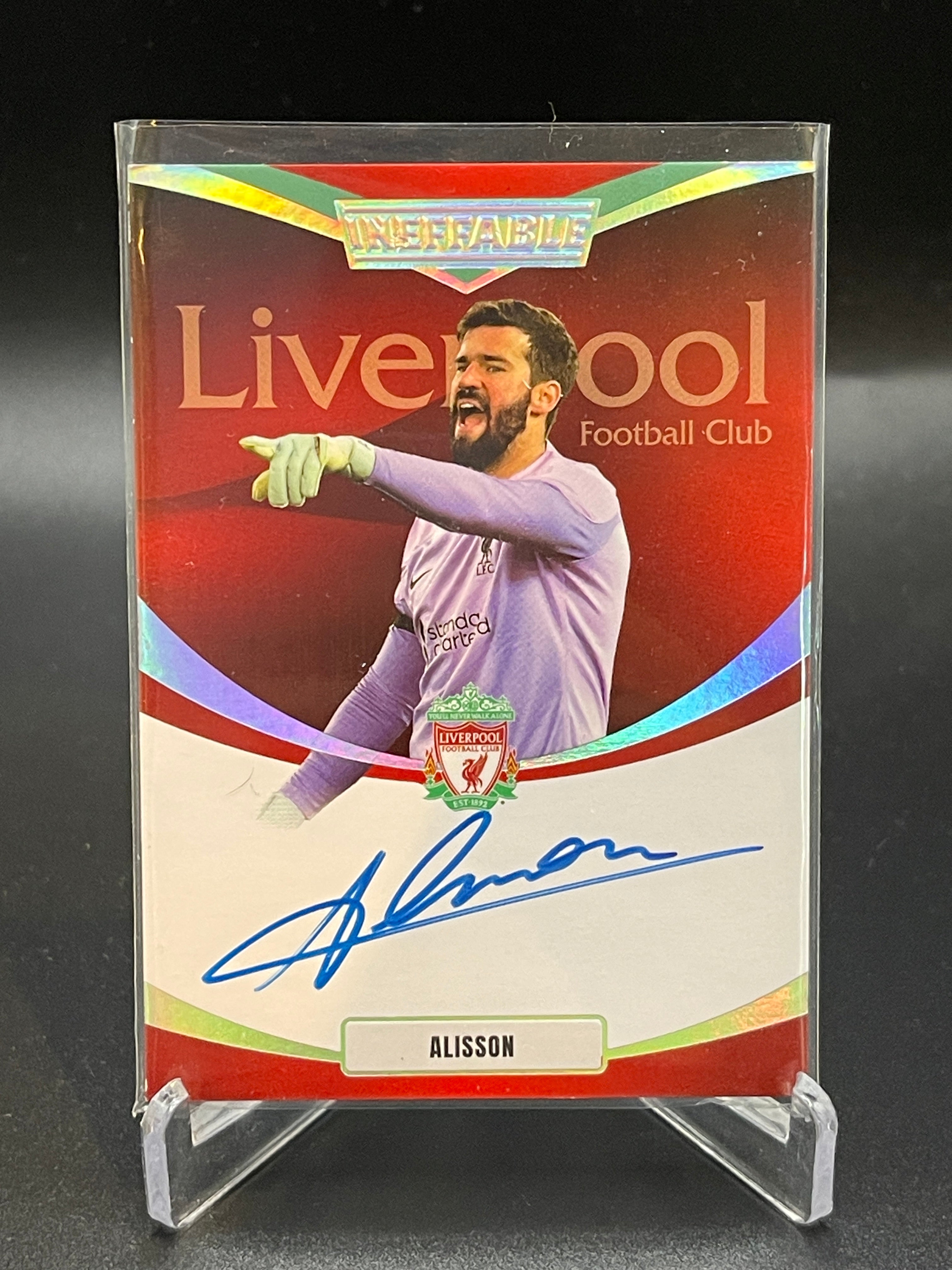 Ineffable DAKA 2023 Liverpool - Alisson Becker /55 On Card Auto