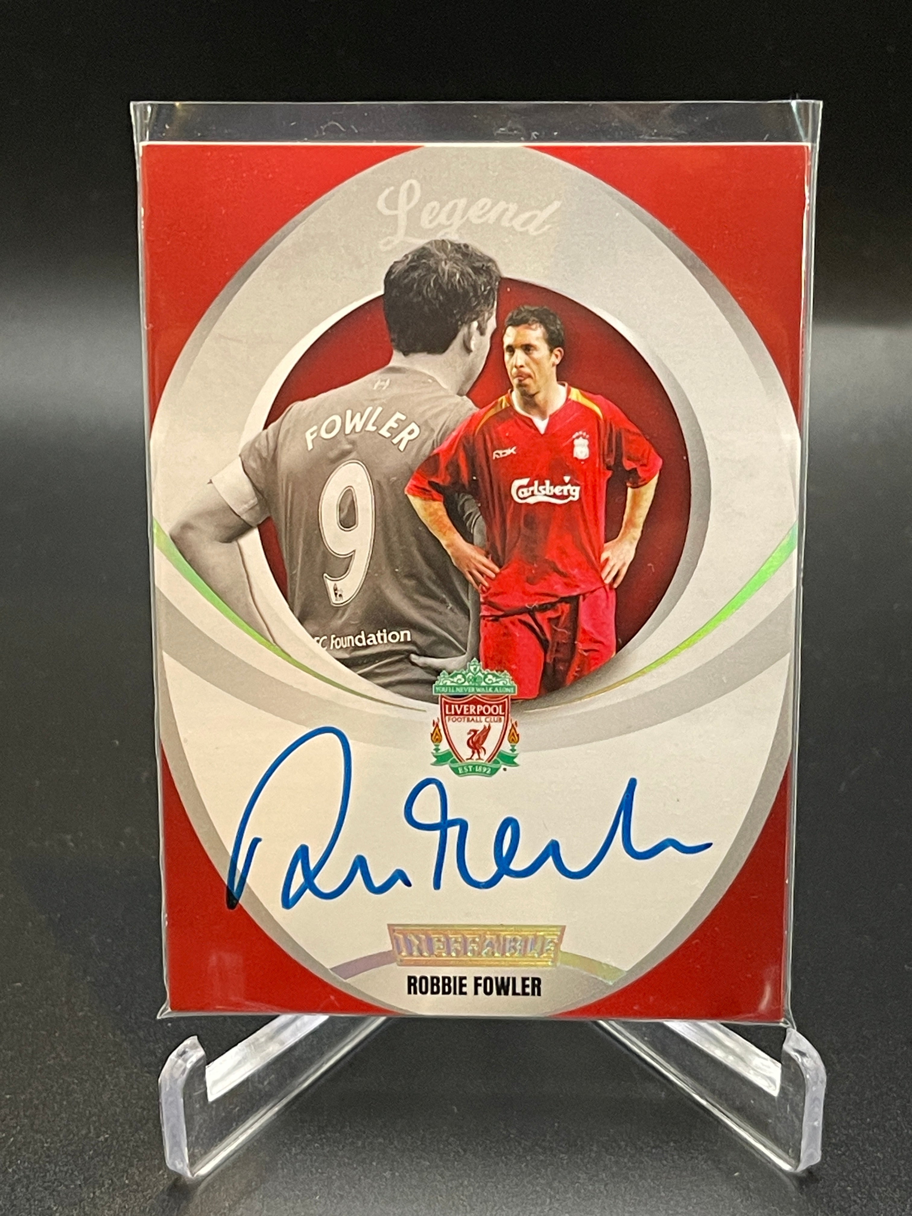 Ineffable DAKA 2023 Liverpool - Robbie Fowler /75 On Card Auto