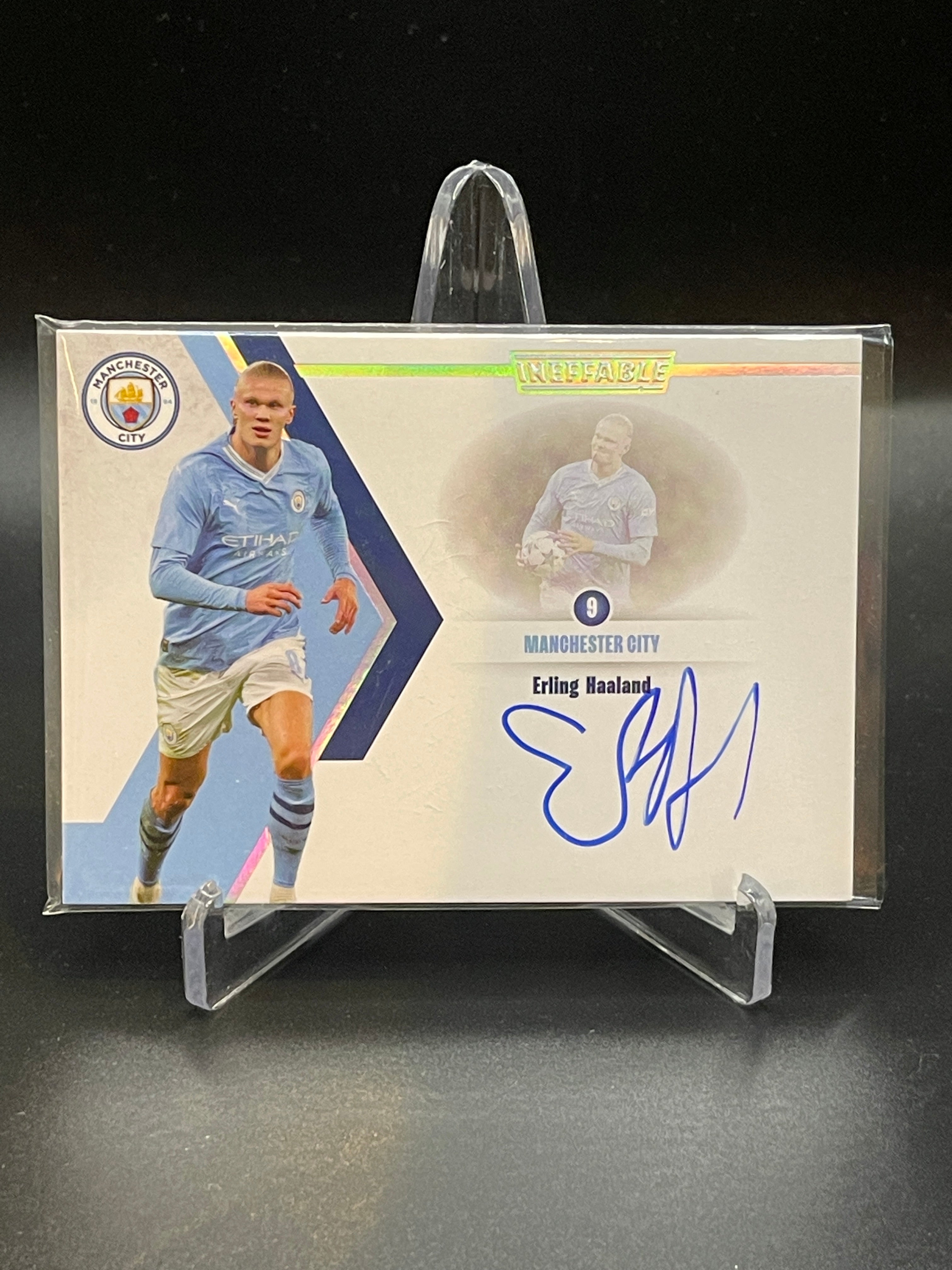 Ineffable DAKA 2024 Manchester City - Erling Haaland  /50 On Card Auto