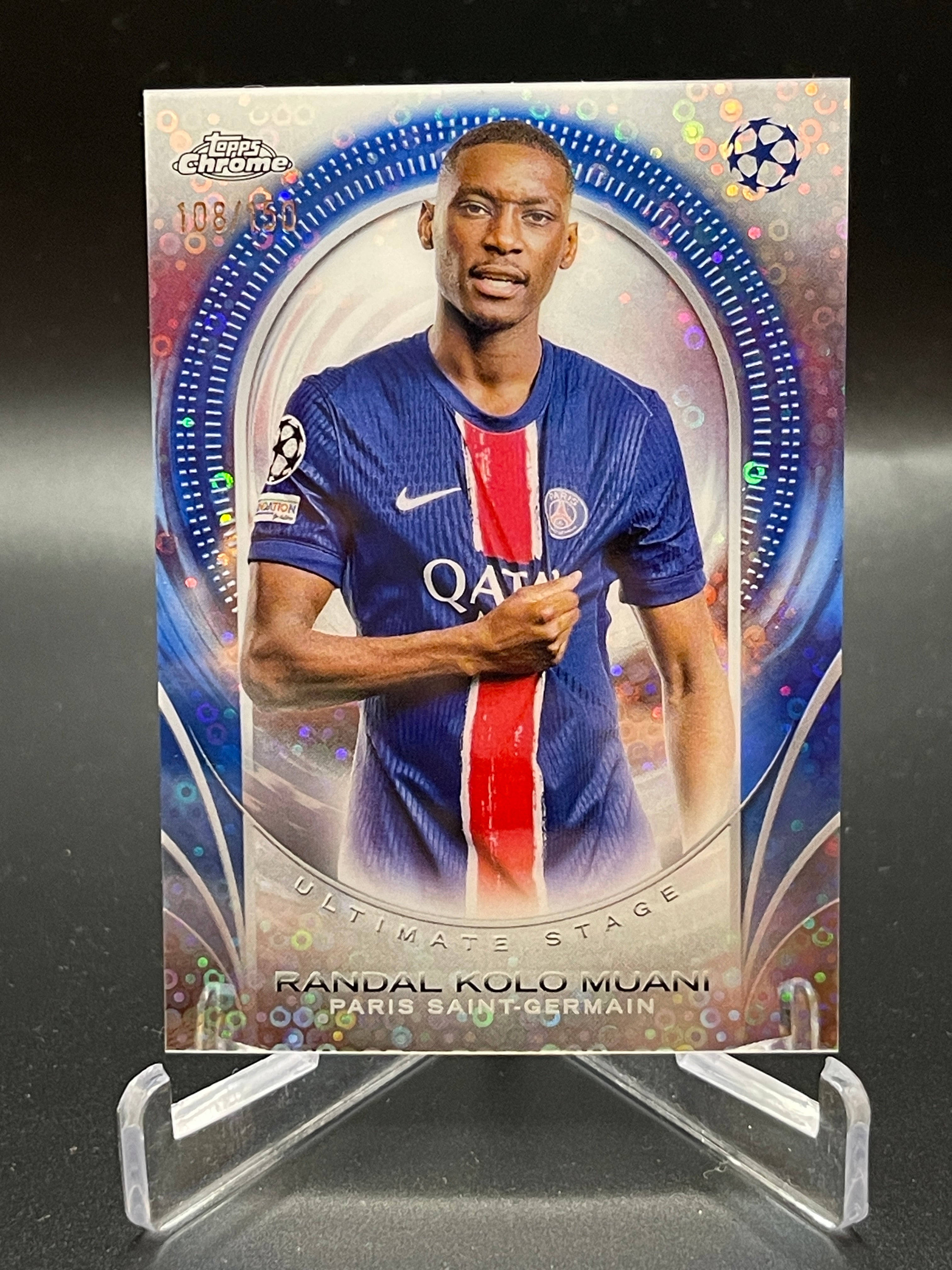 Topps UCC 23-24 Randal Kolo Muani /150 Ultimate Stage PSG