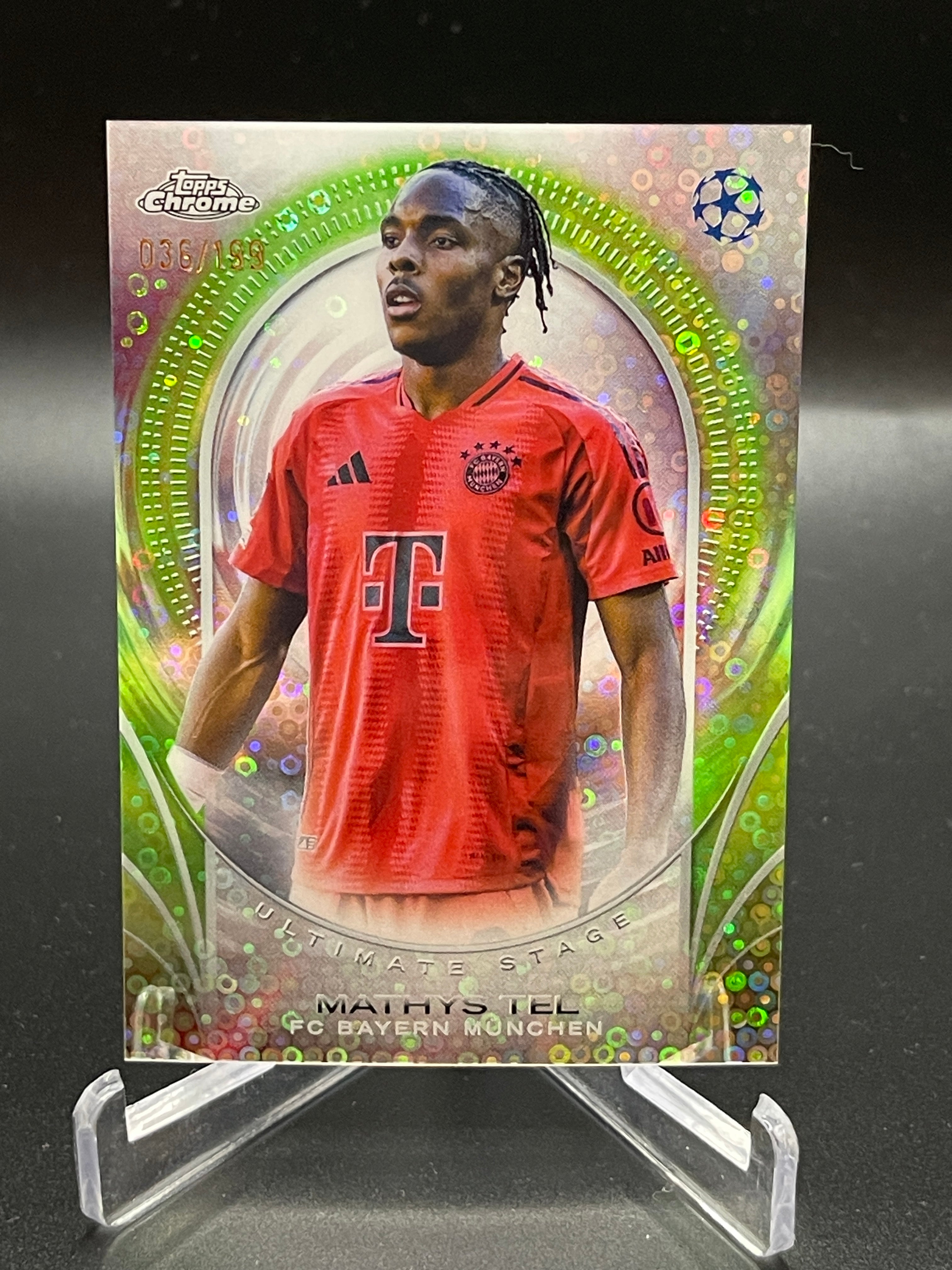 Topps UCC 23-24 Mathys Tel /199 Ultimate Stage FC Bayern Munchen