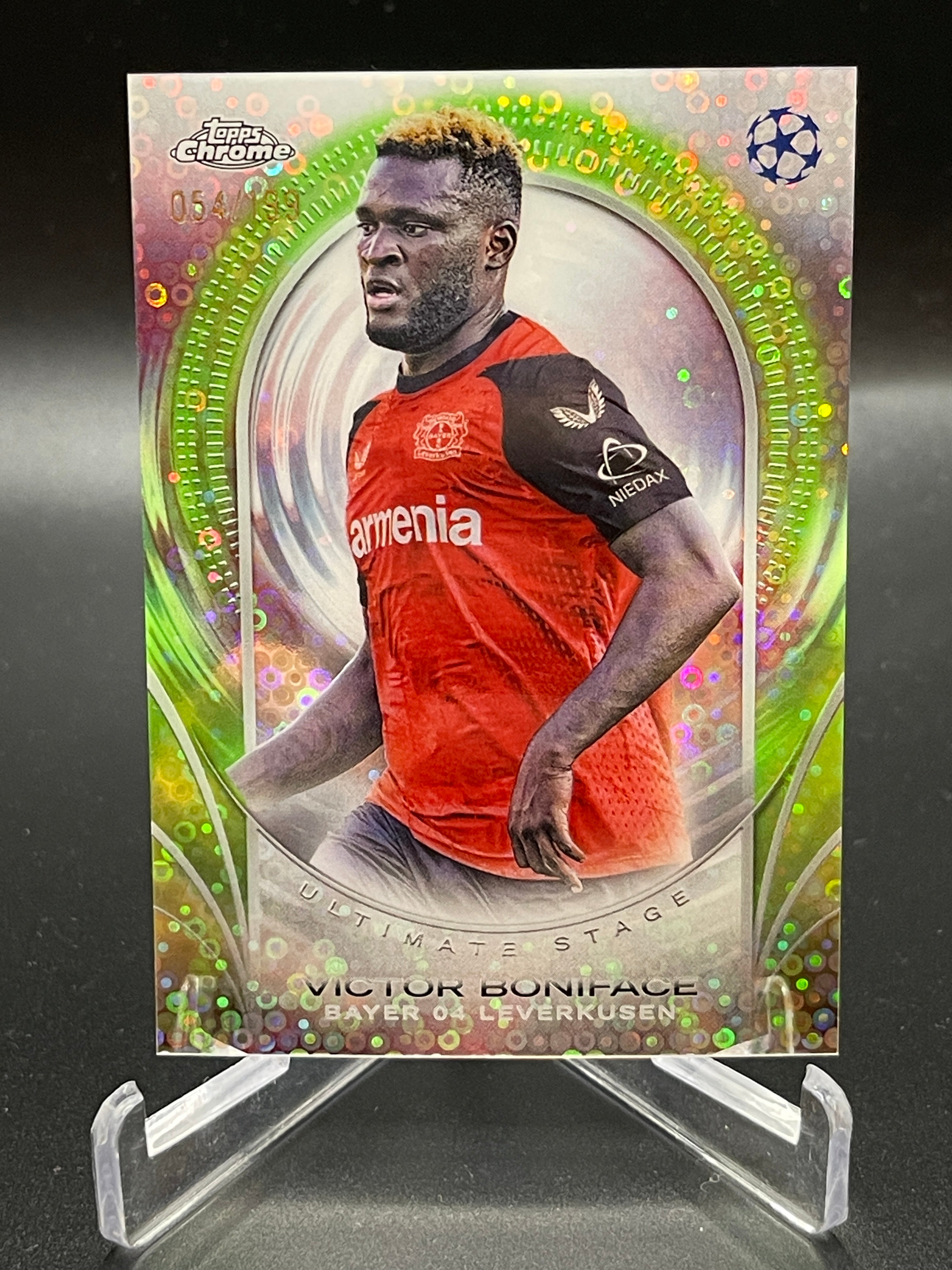 Topps UCC 23-24 Victor Boniface /199 Ultimate Stage FC Bayer 04 Leverkusen