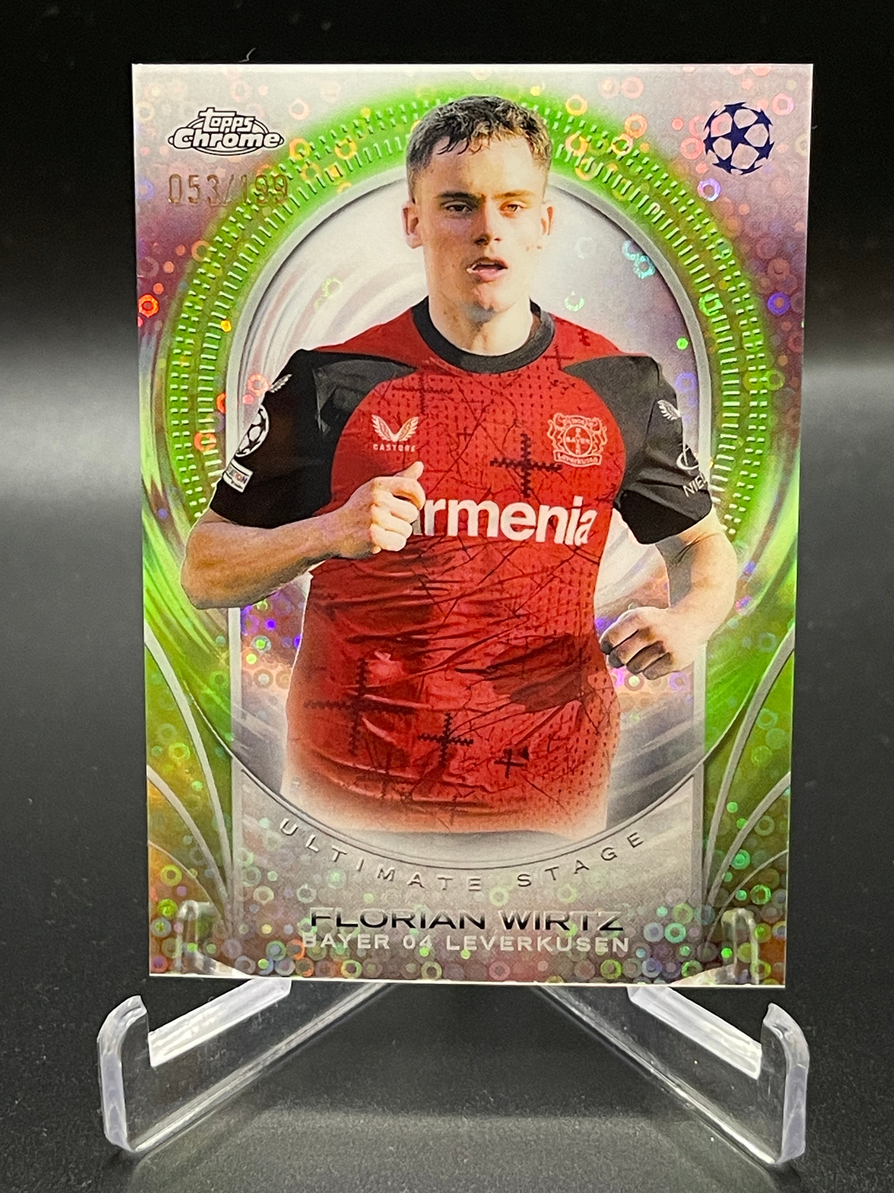 Topps UCC 23-24 Florian Wirtz /199 Ultimate Stage FC Bayer 04 Leverkusen