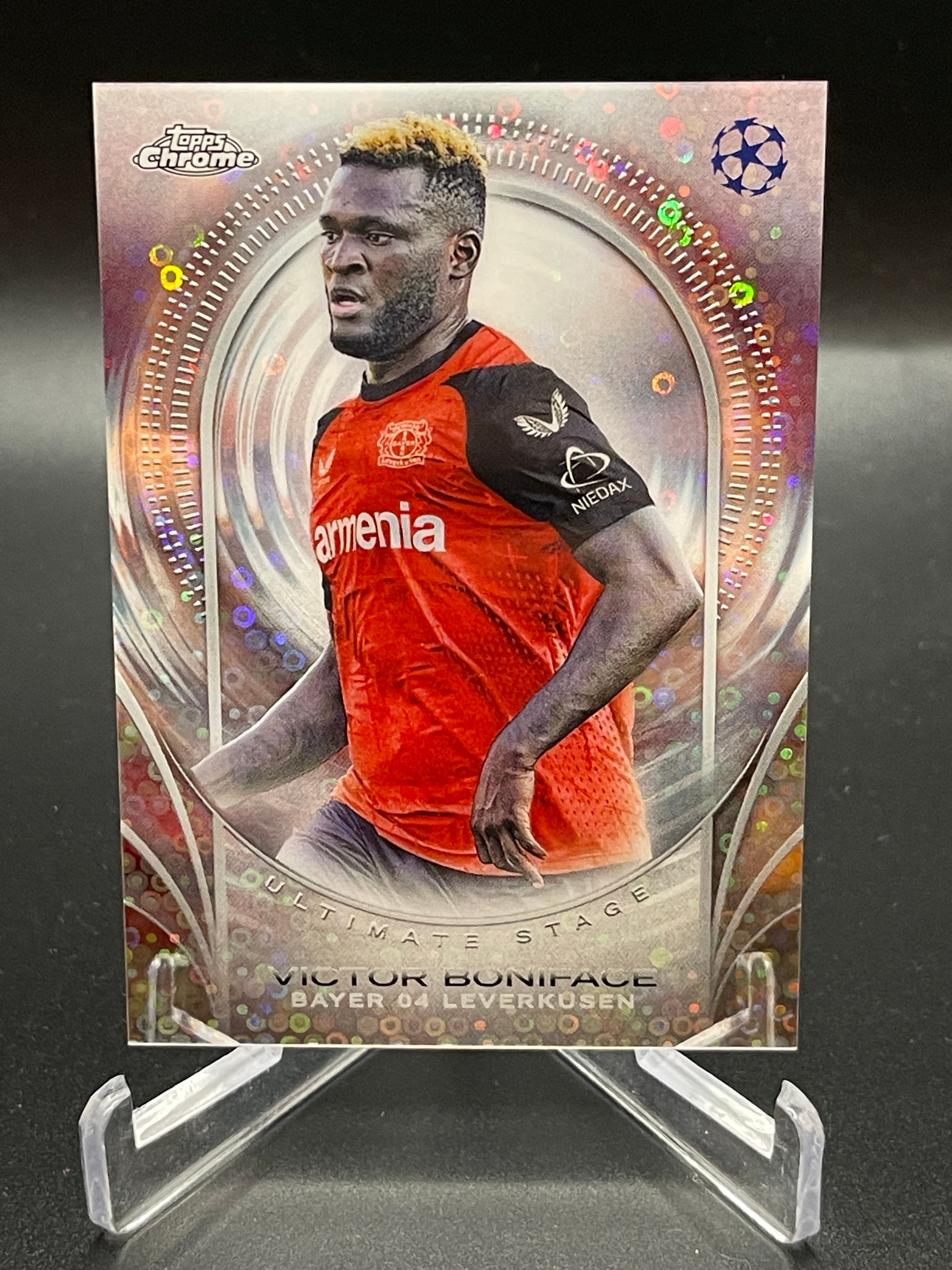 Topps UCC 23-24 Victor Boniface Ultimate Stage FC Bayer 04 Leverkusen