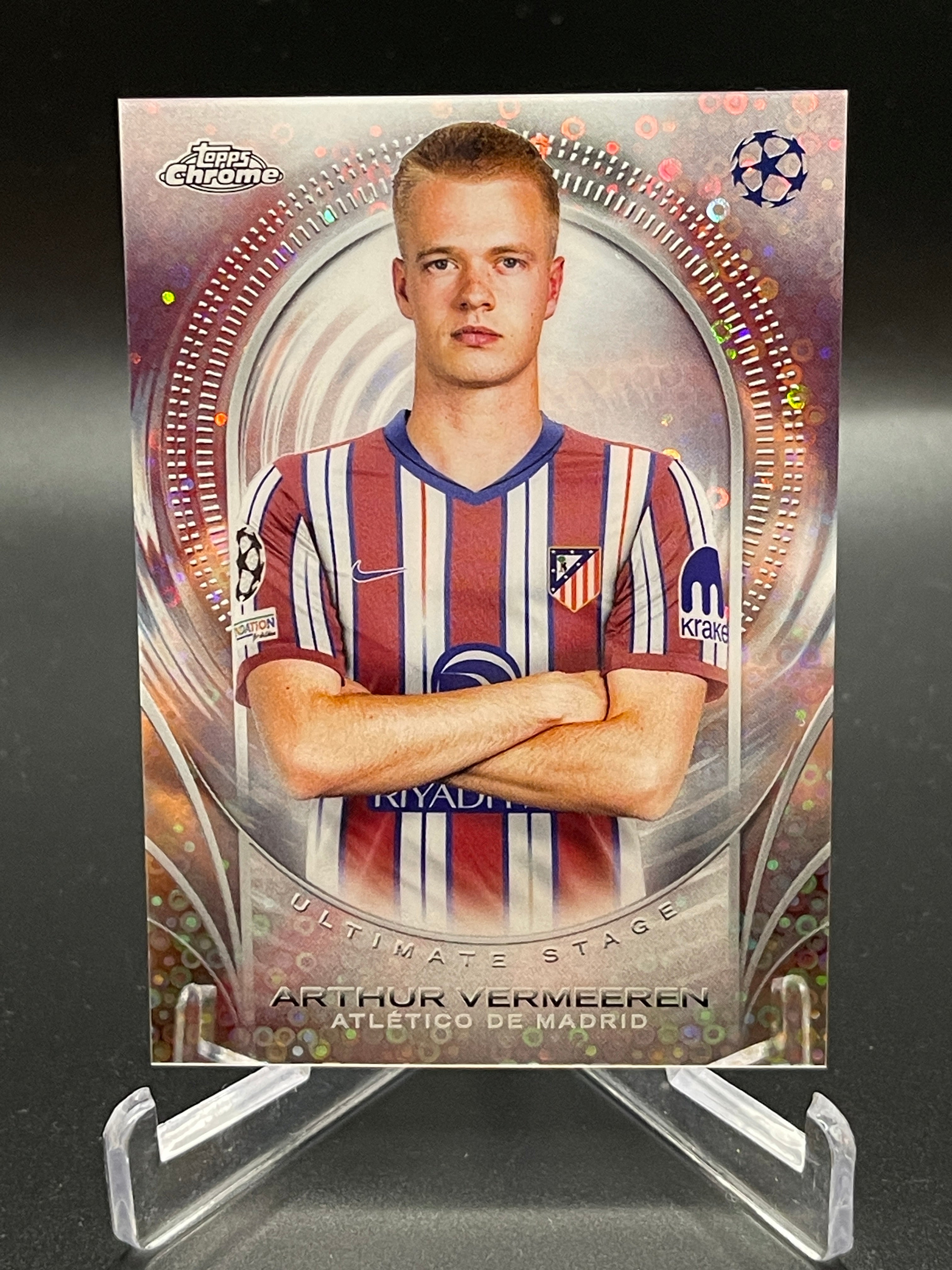 Topps UCC 23-24 Arthur Vermeeren Ultimate Stage Atletico Madrid