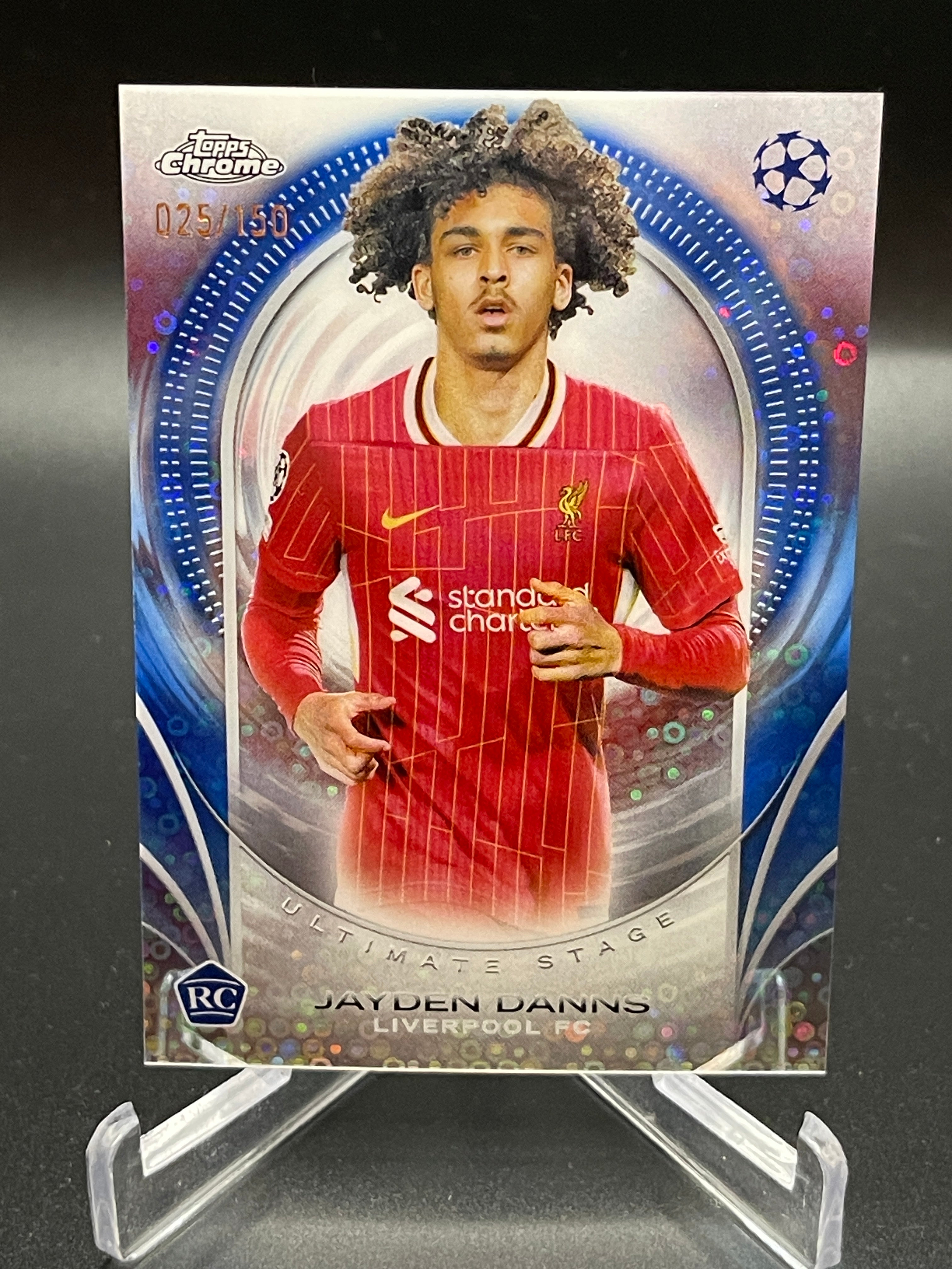 Topps UCC 23-24 Jayden Danns /150 Ultimate Stage Liverpool