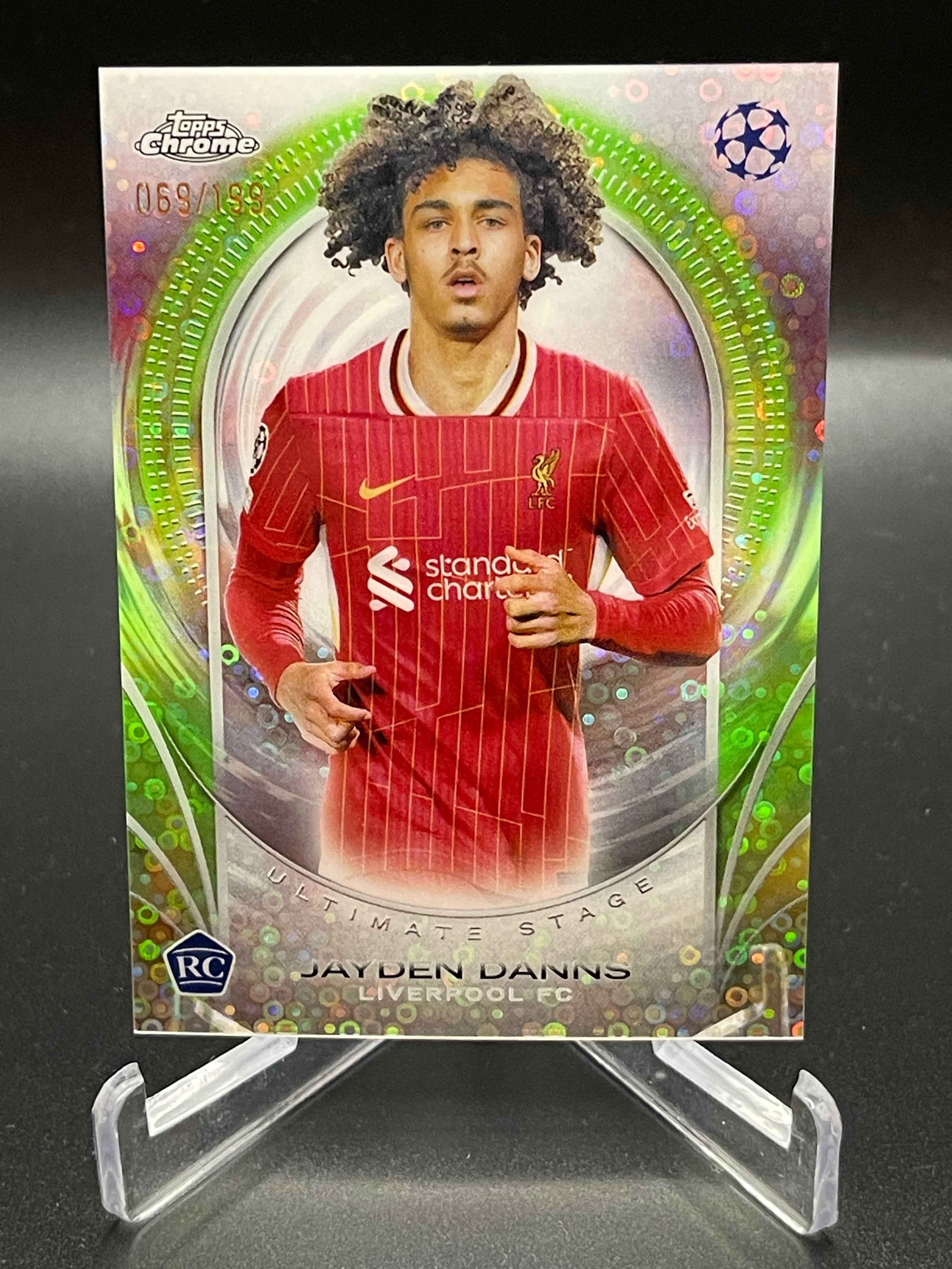 Topps UCC 23-24 Jayden Danns /199 Ultimate Stage Liverpool