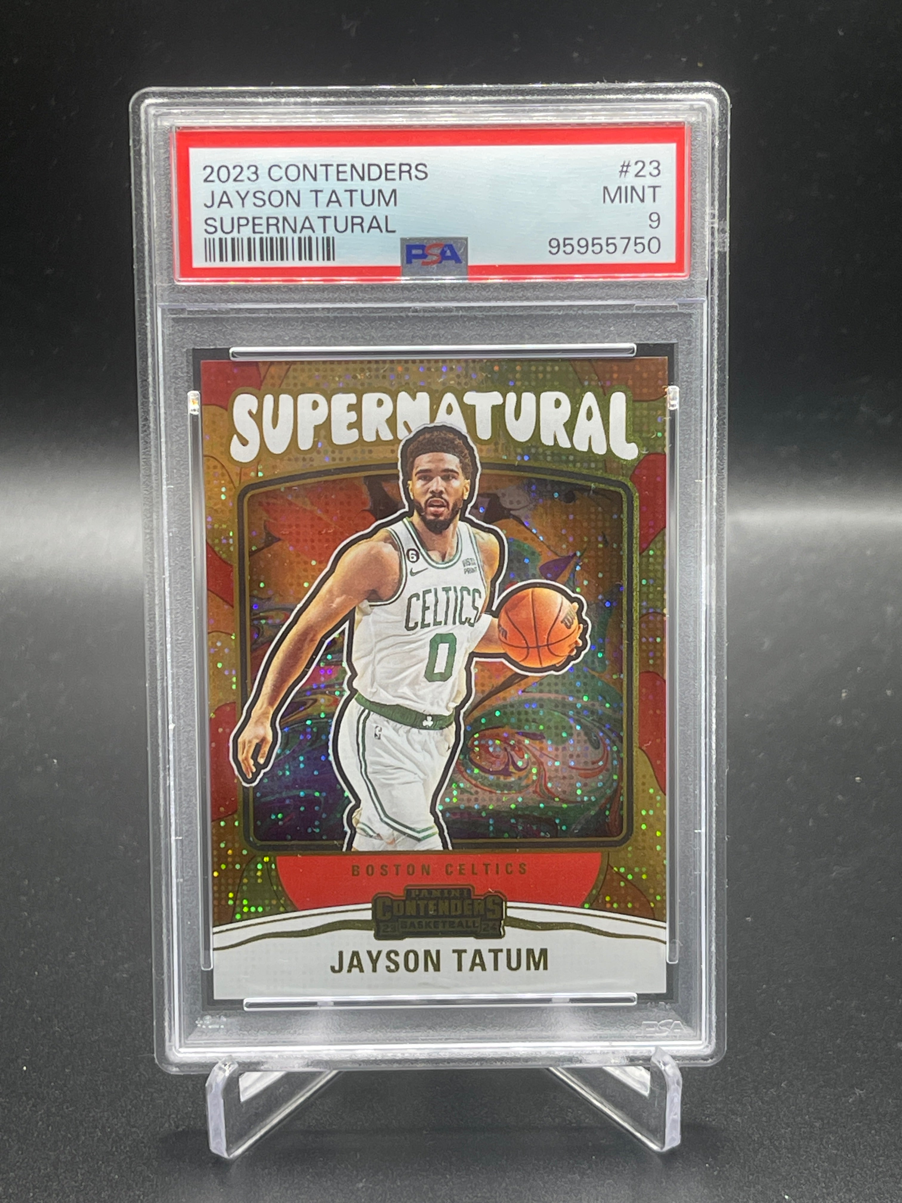 2023 Contenders Jayson Tatum Supernatural (95955750) Mint 9