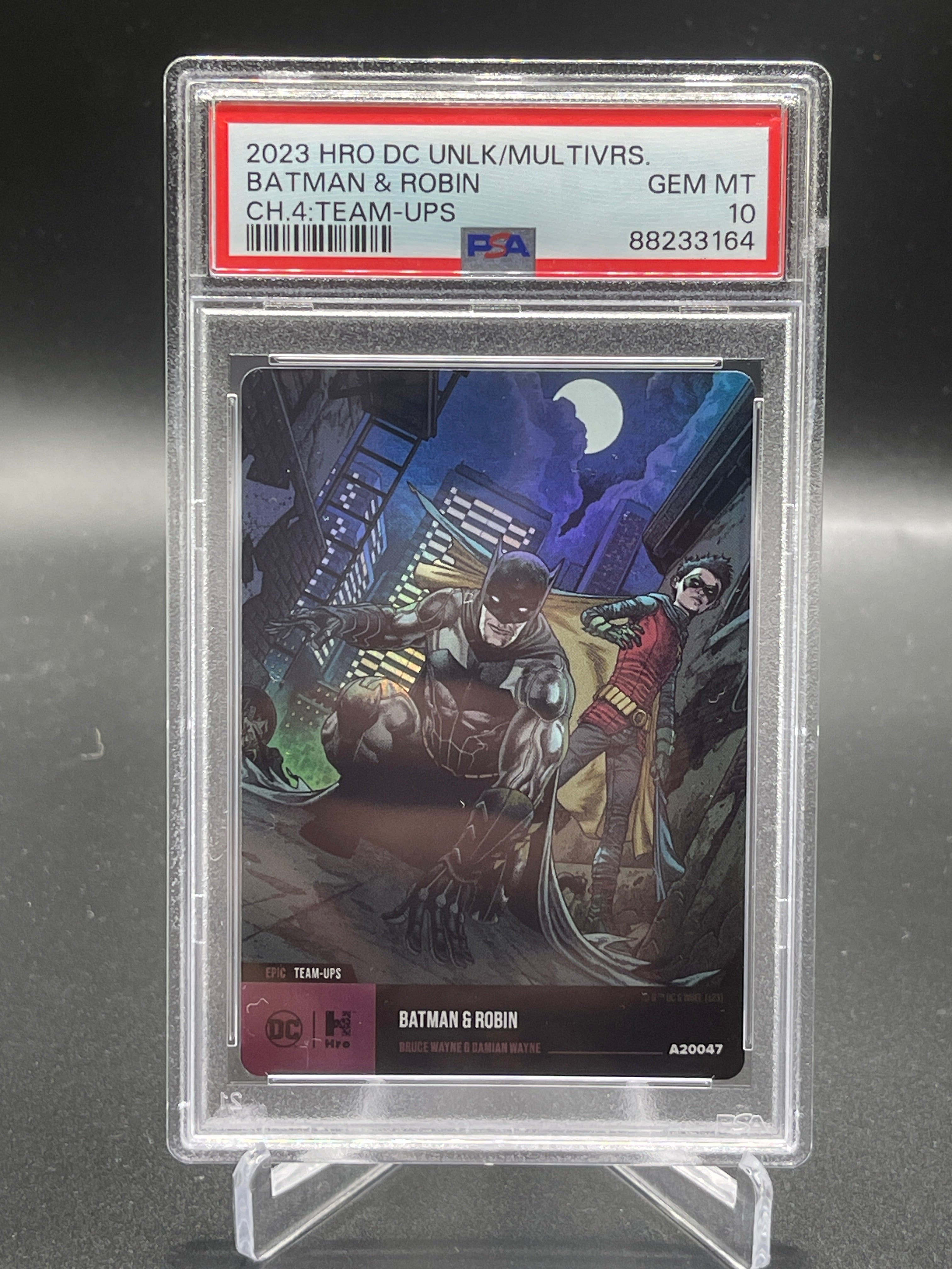 2023 HRO DC Unlk/Multivers. Batman & Robin CH 4 -Team Ups Gem Mint 10 PSA (88233164)