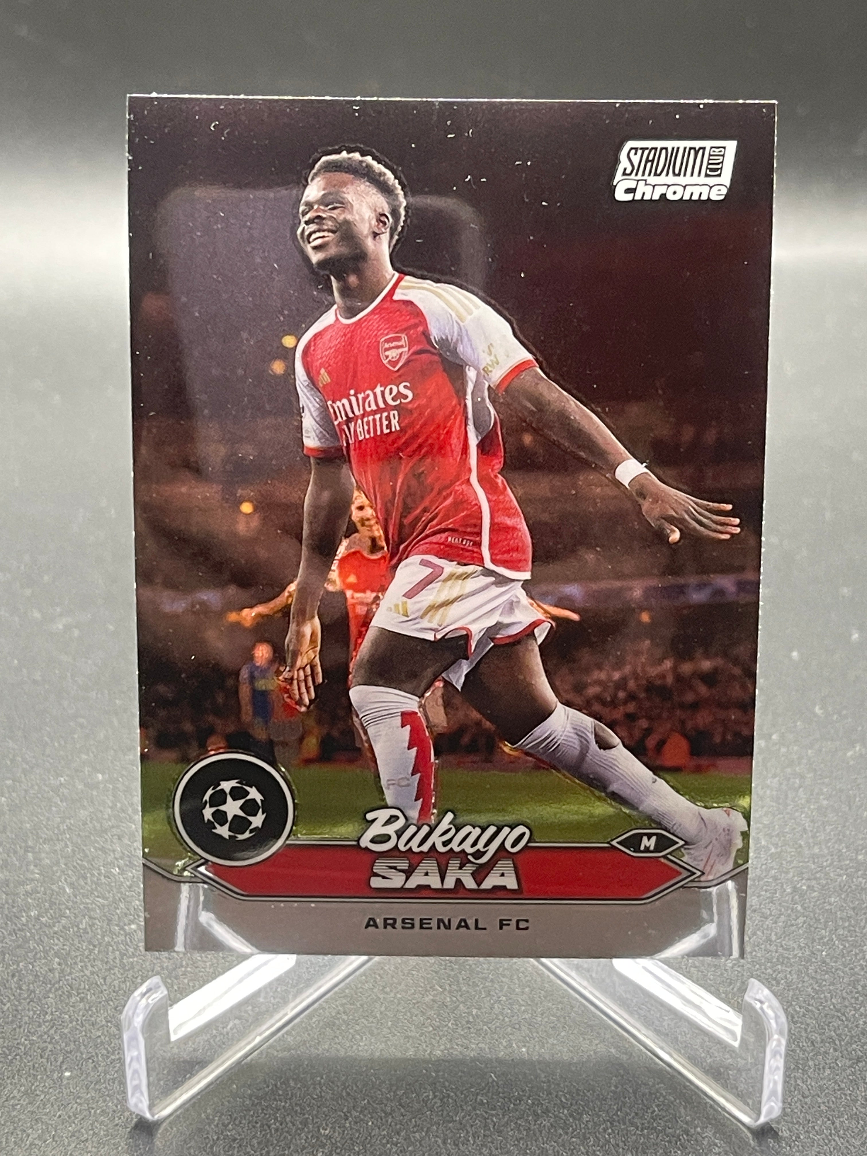 Topps Stadium Chrome 23-24 Bukayo Saka #72 Arsenal