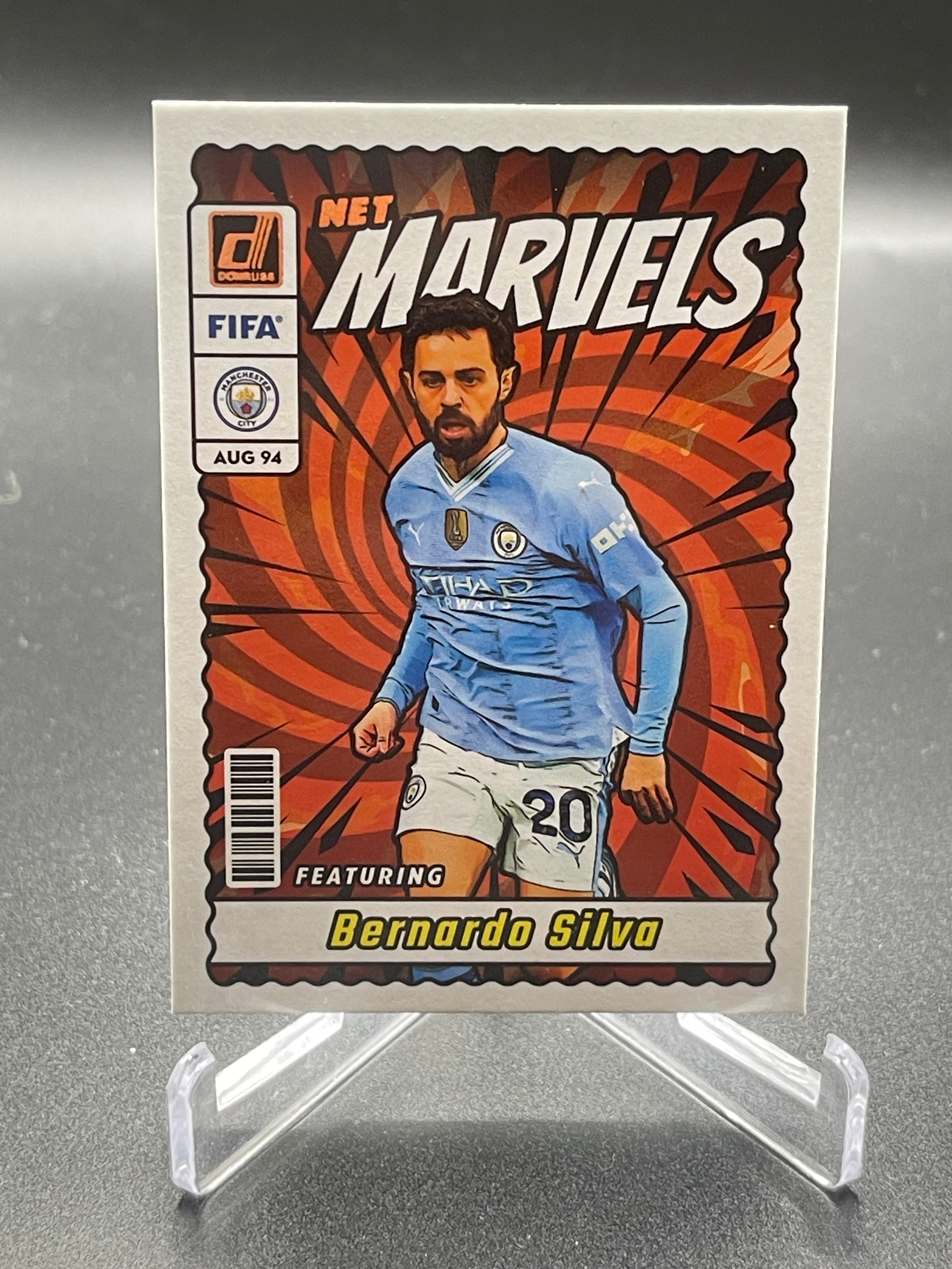 2023-24 Panini Fifa Donruss Net Marvels Bernardo Silva #21 Manchester City