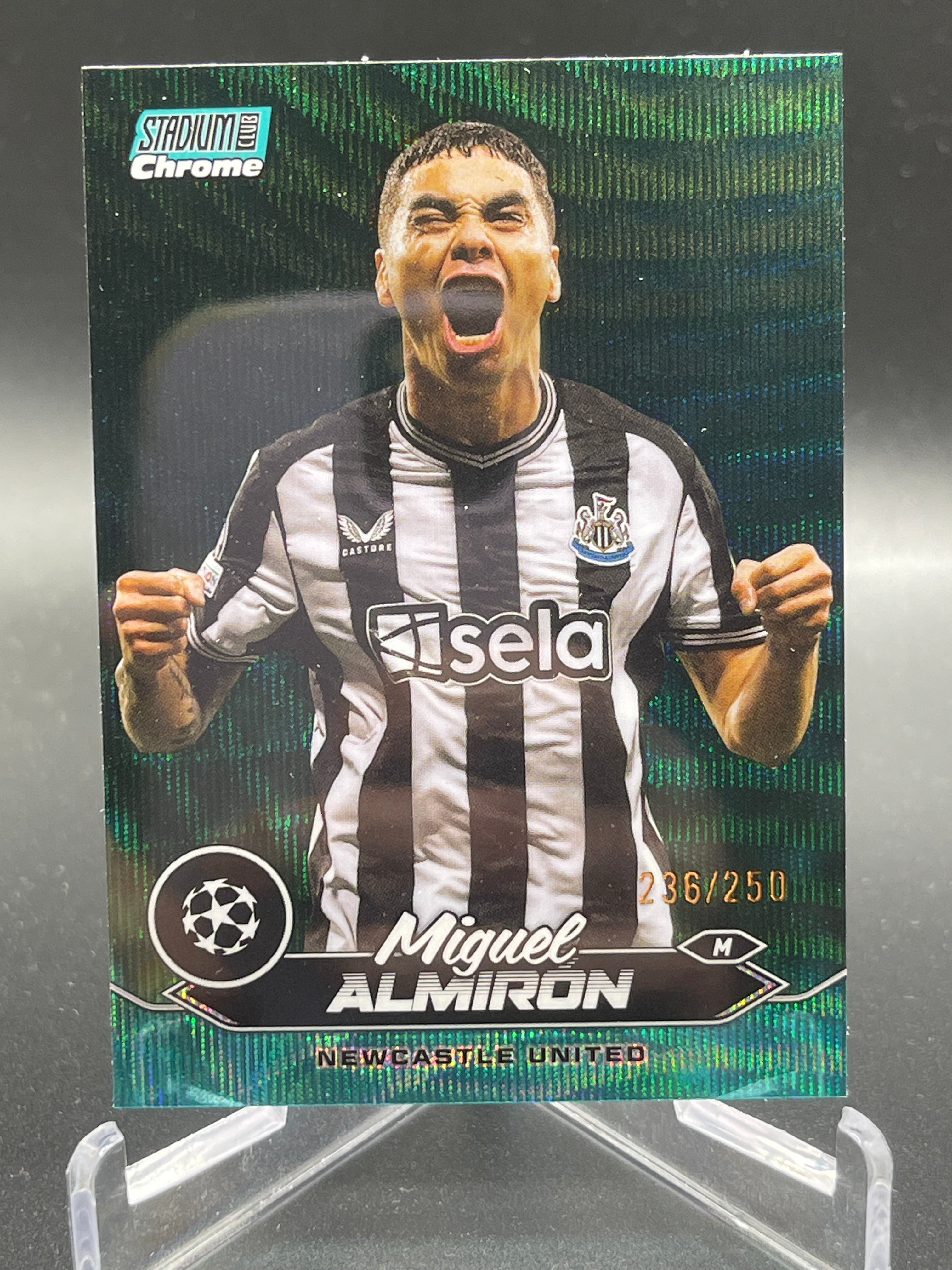 Topps Stadium Chrome 2023-24 Miguel Almiron /250 #24 Newcastle