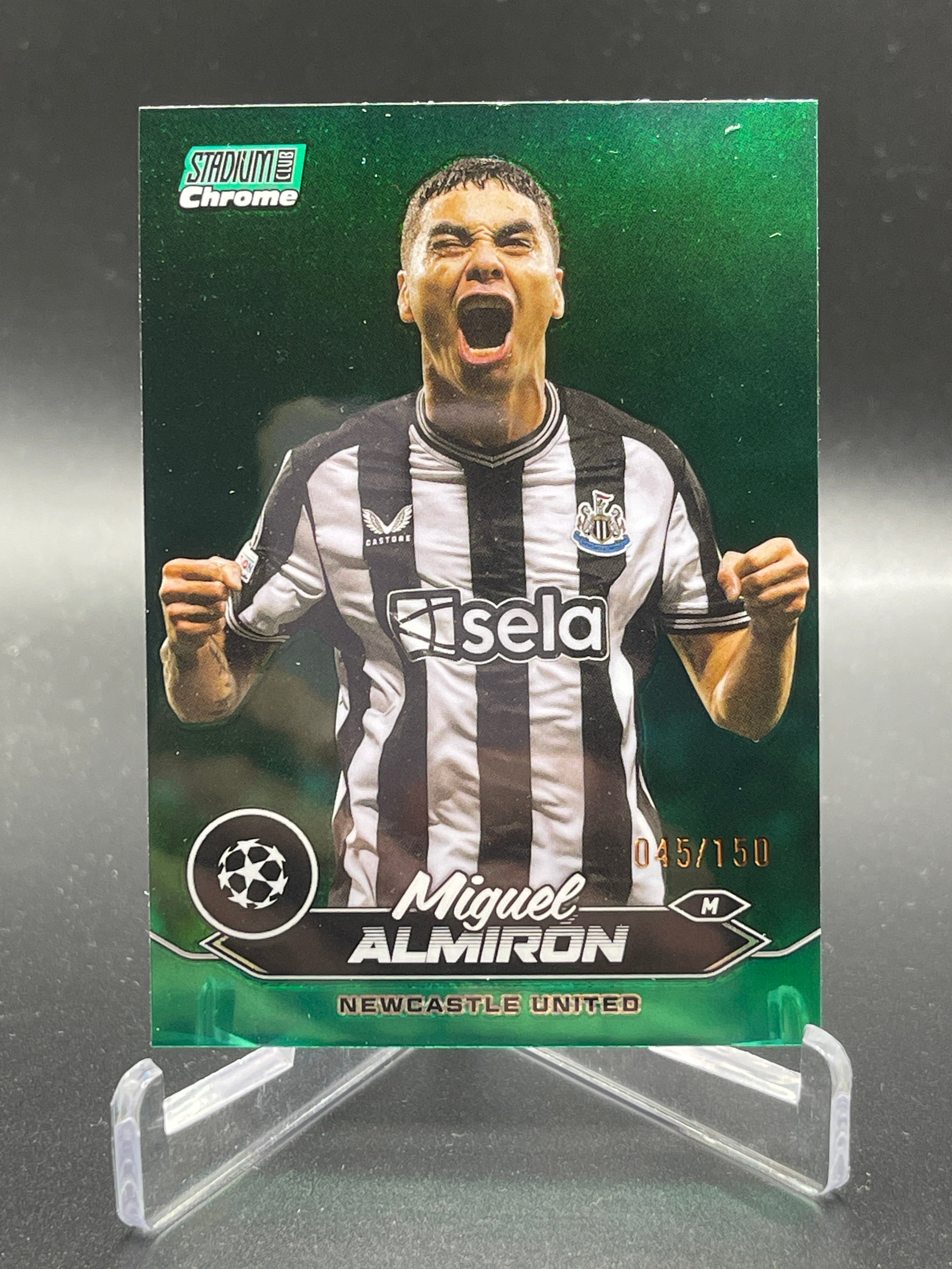 Topps Stadium Chrome 2023-24 Miguel Almiron /150 #24 Newcastle