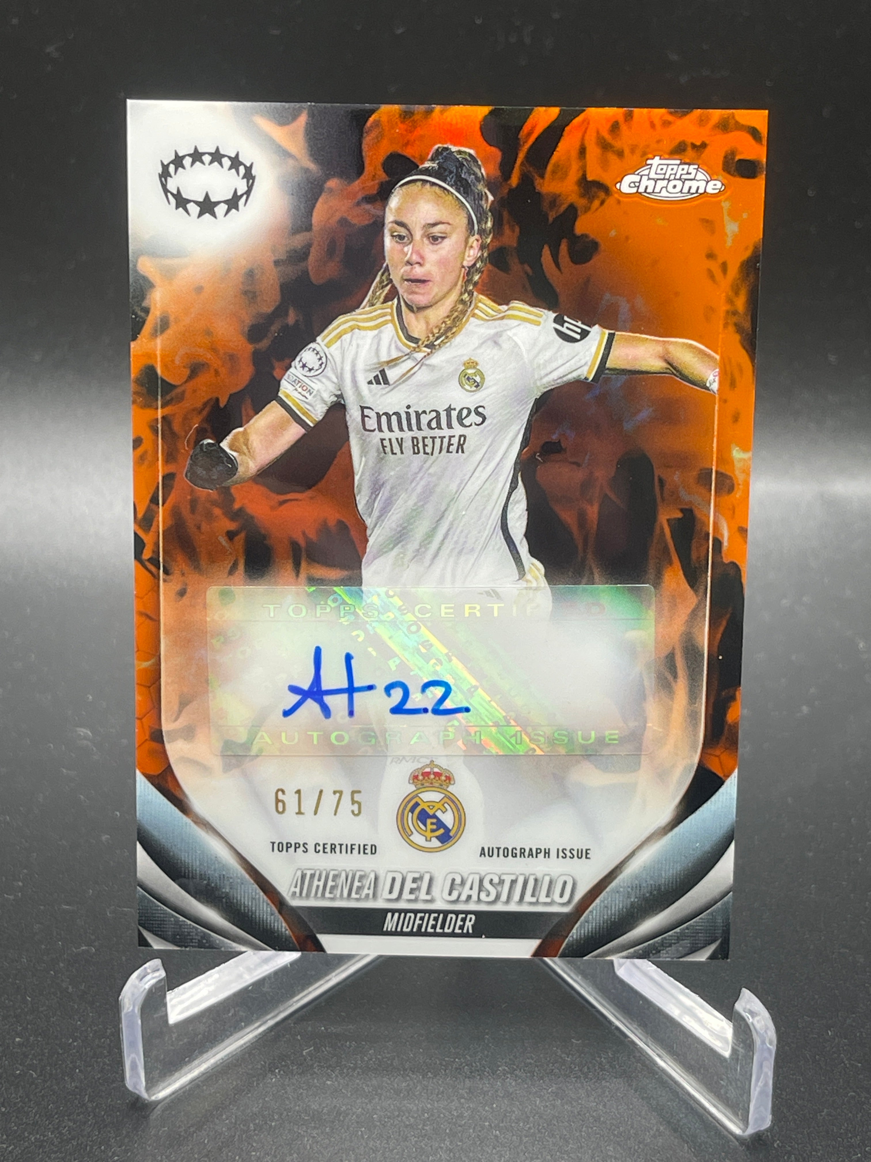 Topps Chrome 2023/24 Women Athena Del Castillo Real Madrid