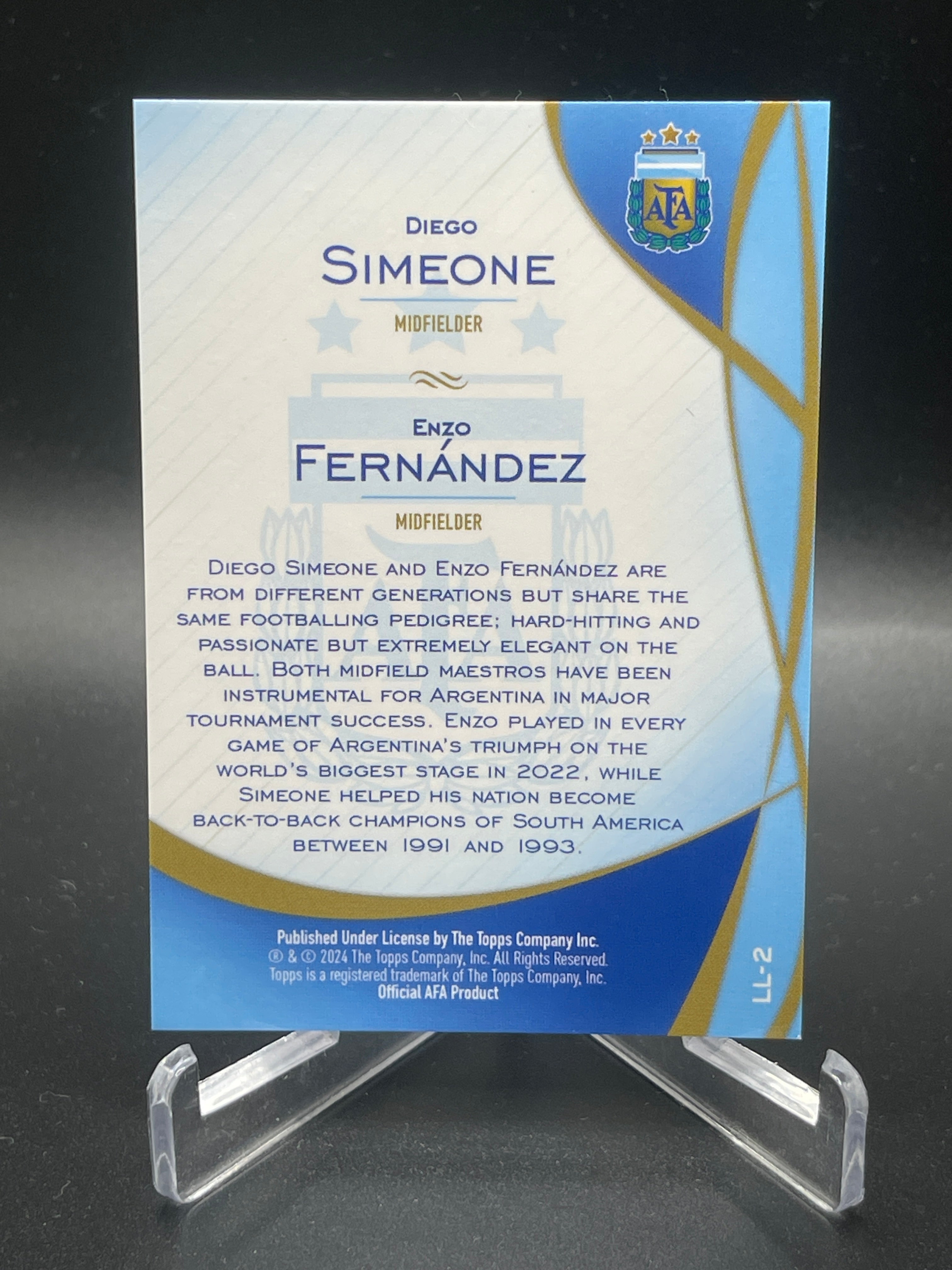 Argentina Lineage 2024 Diego Simeone & Enzo Fernandez