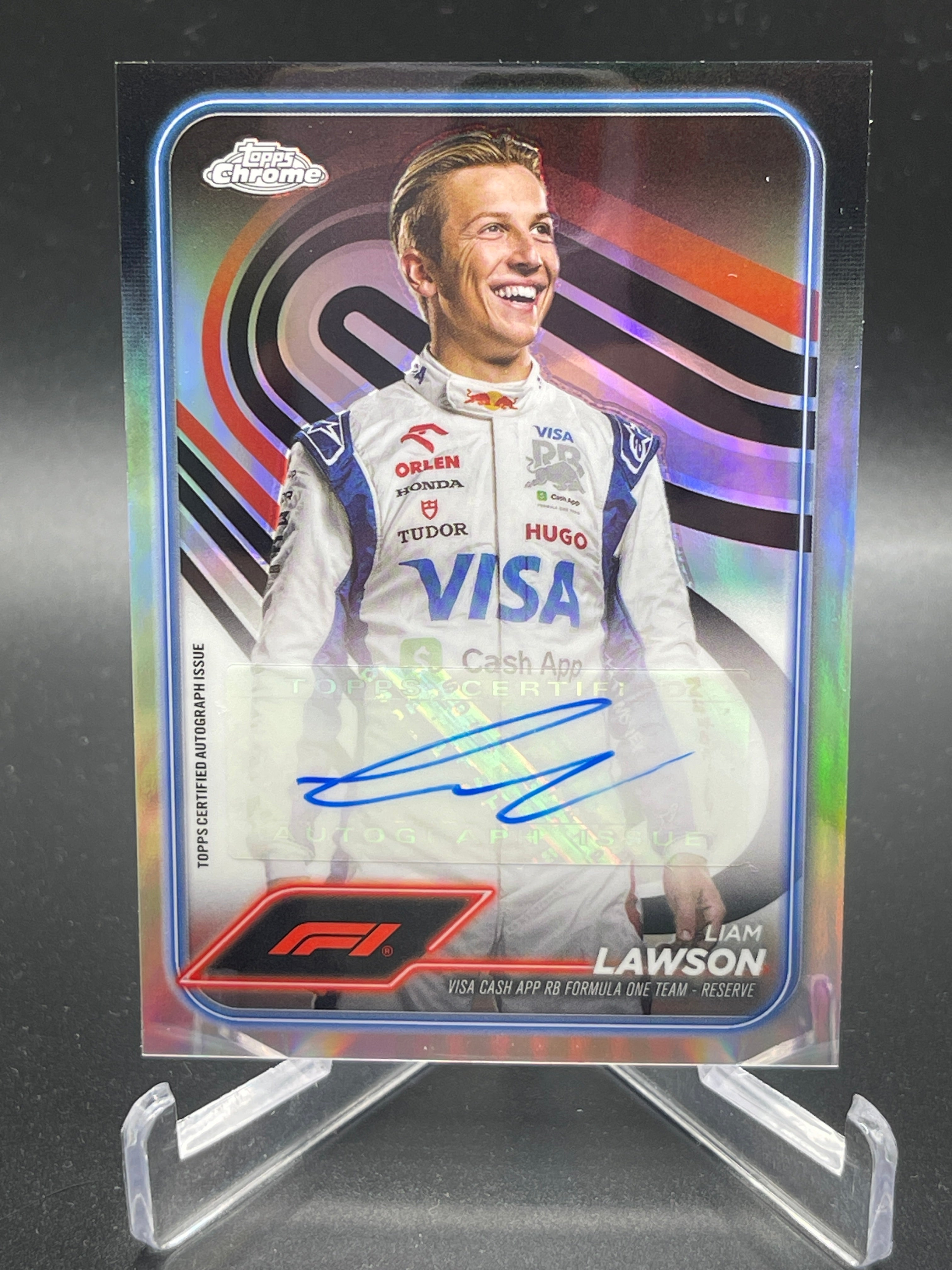 2024 Topps Chrome Formula 1 Liam Lawson Auto