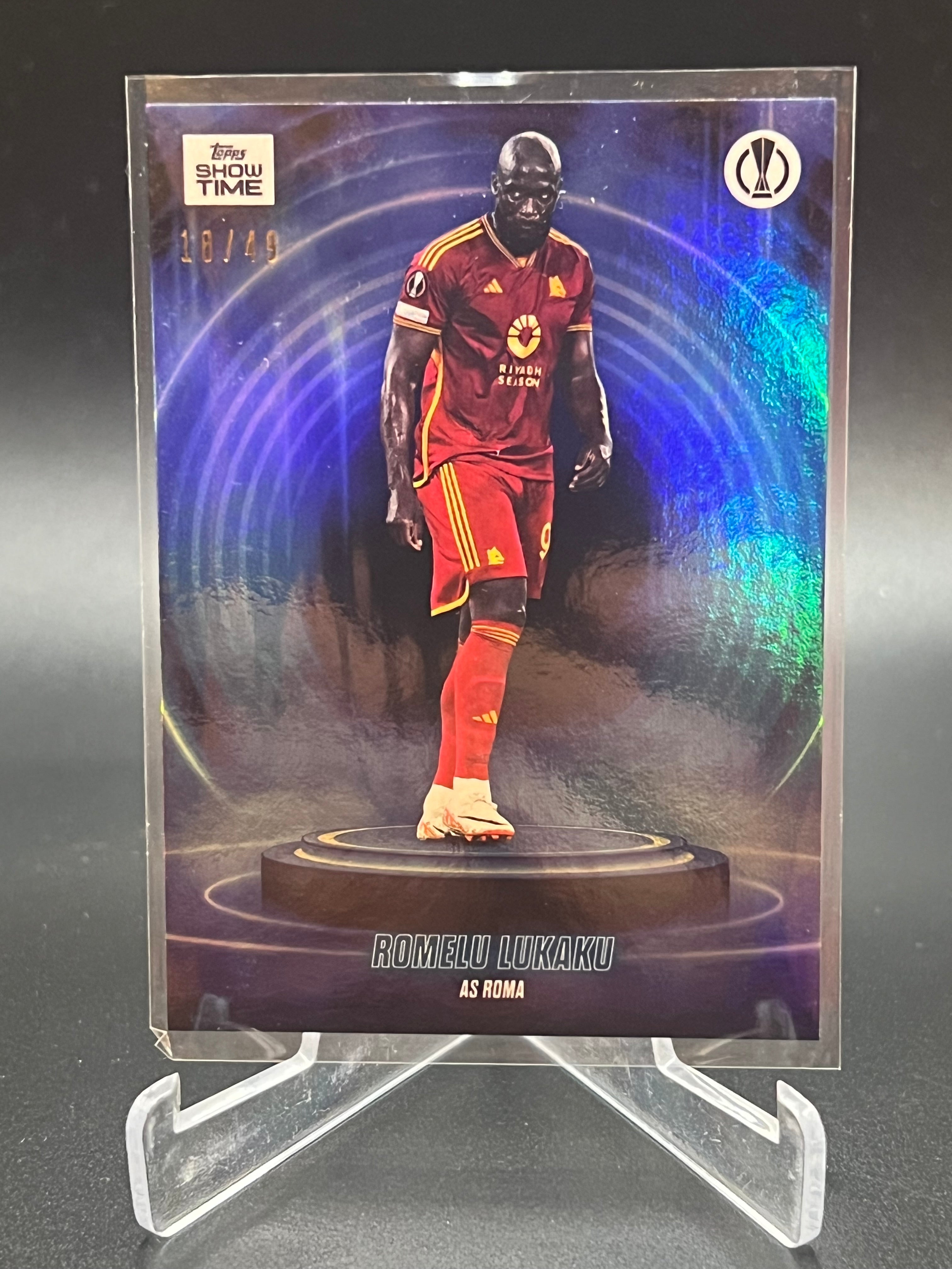 Romelu Lukaku /49 Topps Show time Europa League 23/24