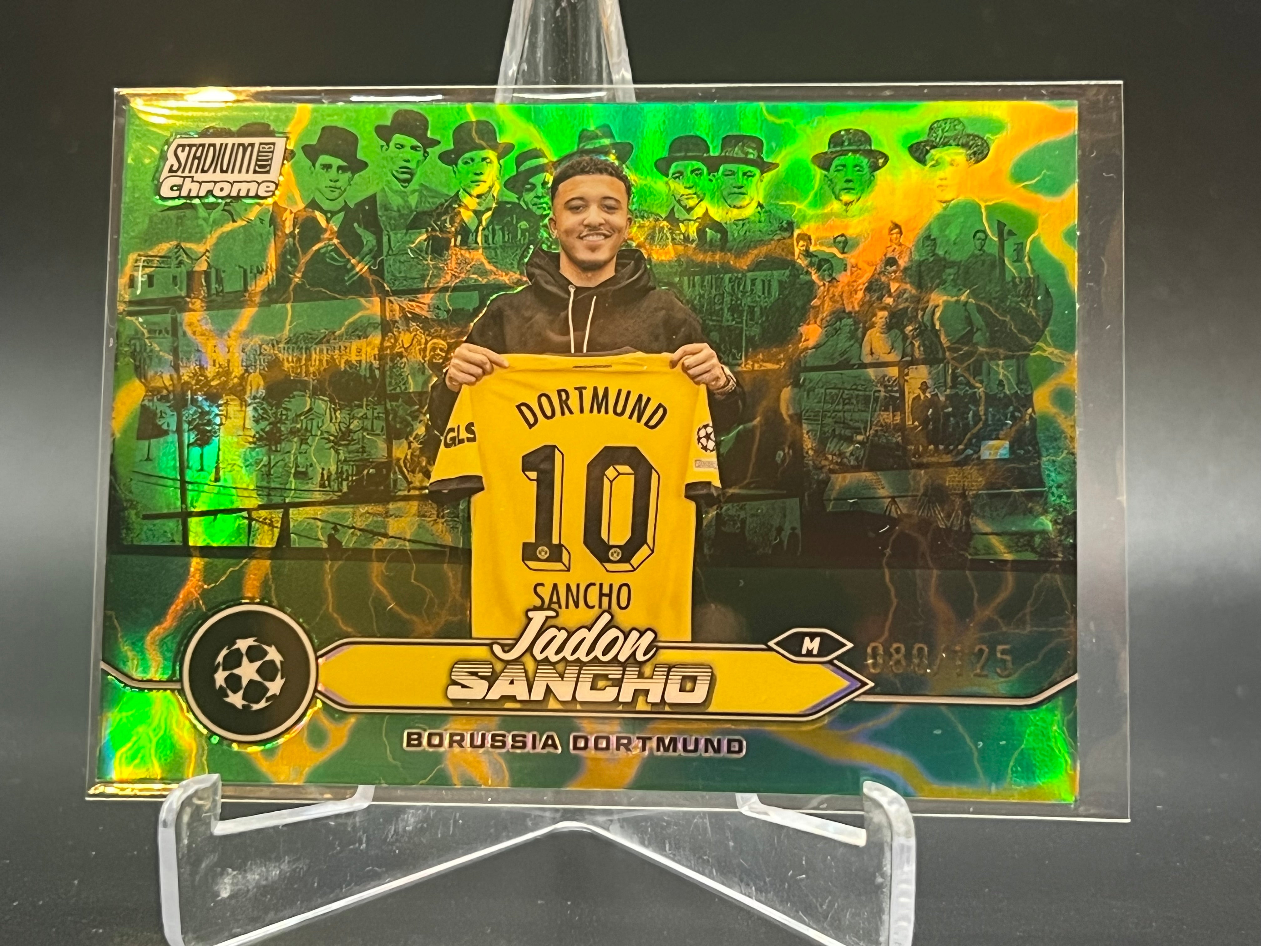 Jadon Sancho /125 Topps Chrome Stadium Club UCL 23/24