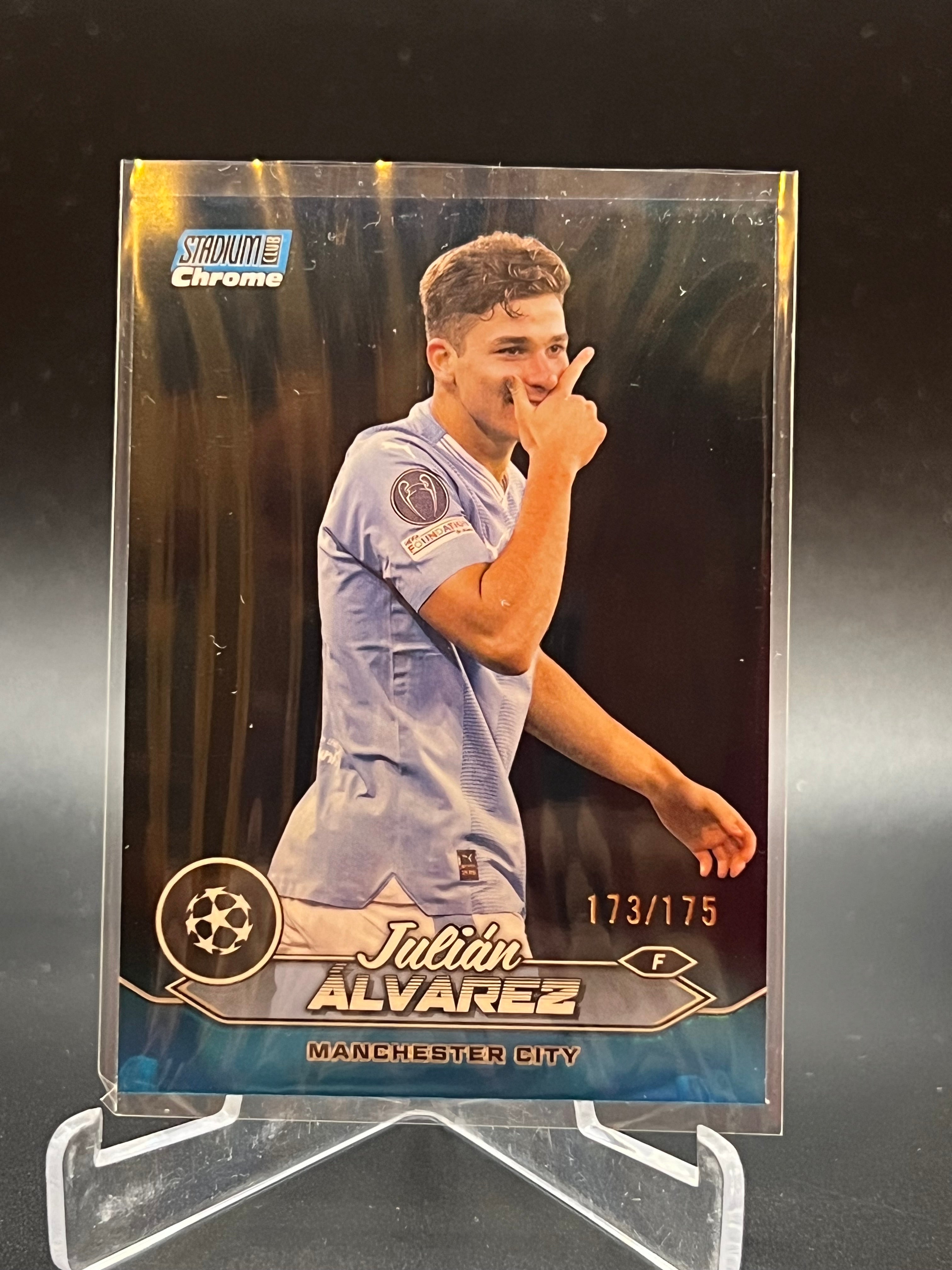 Julian Alvarez /175 Topps Chrome Stadium Club UCL 23/24