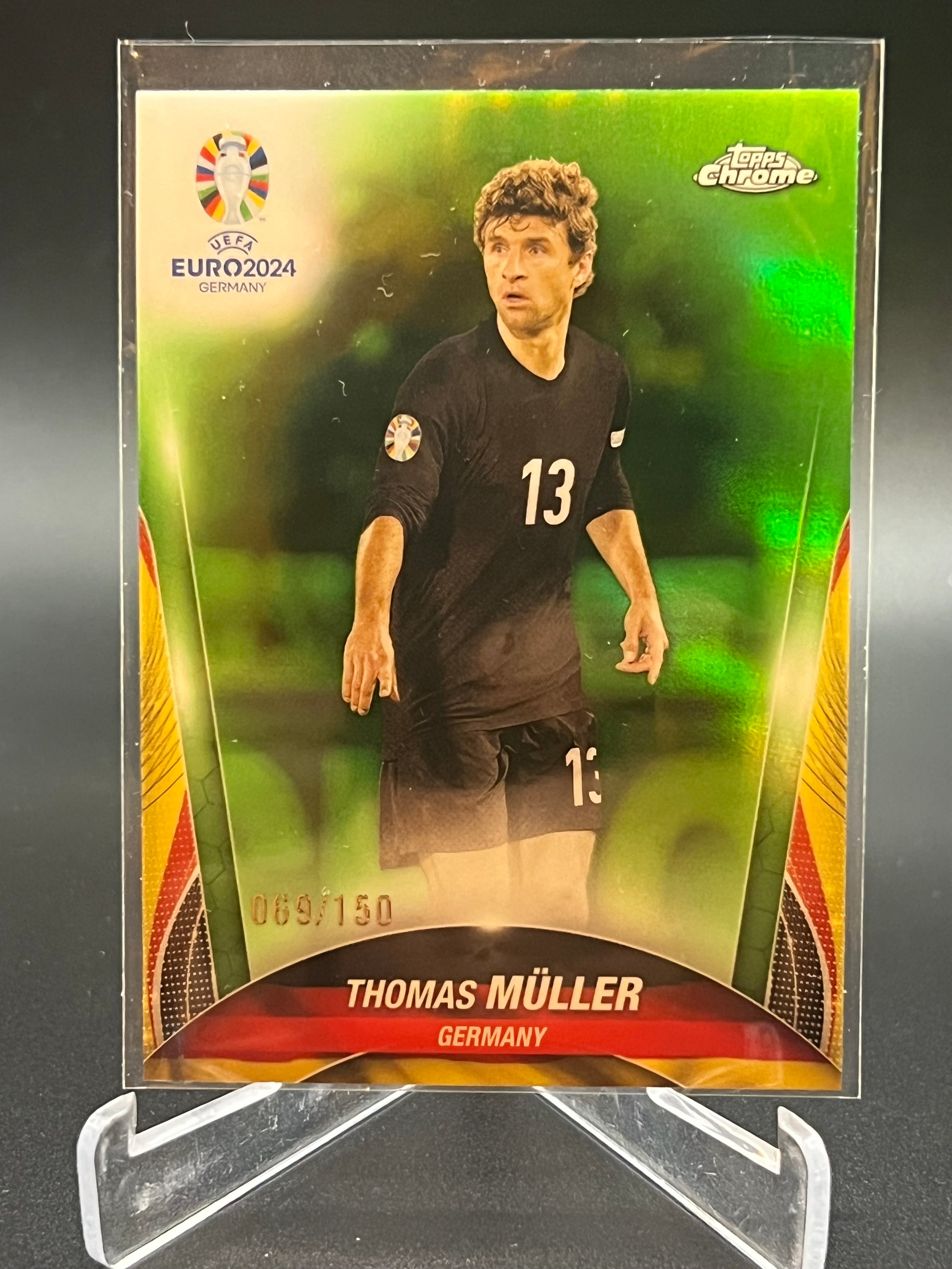 Thomas Müller /150 Topps Chrome UEFA Euro 2024