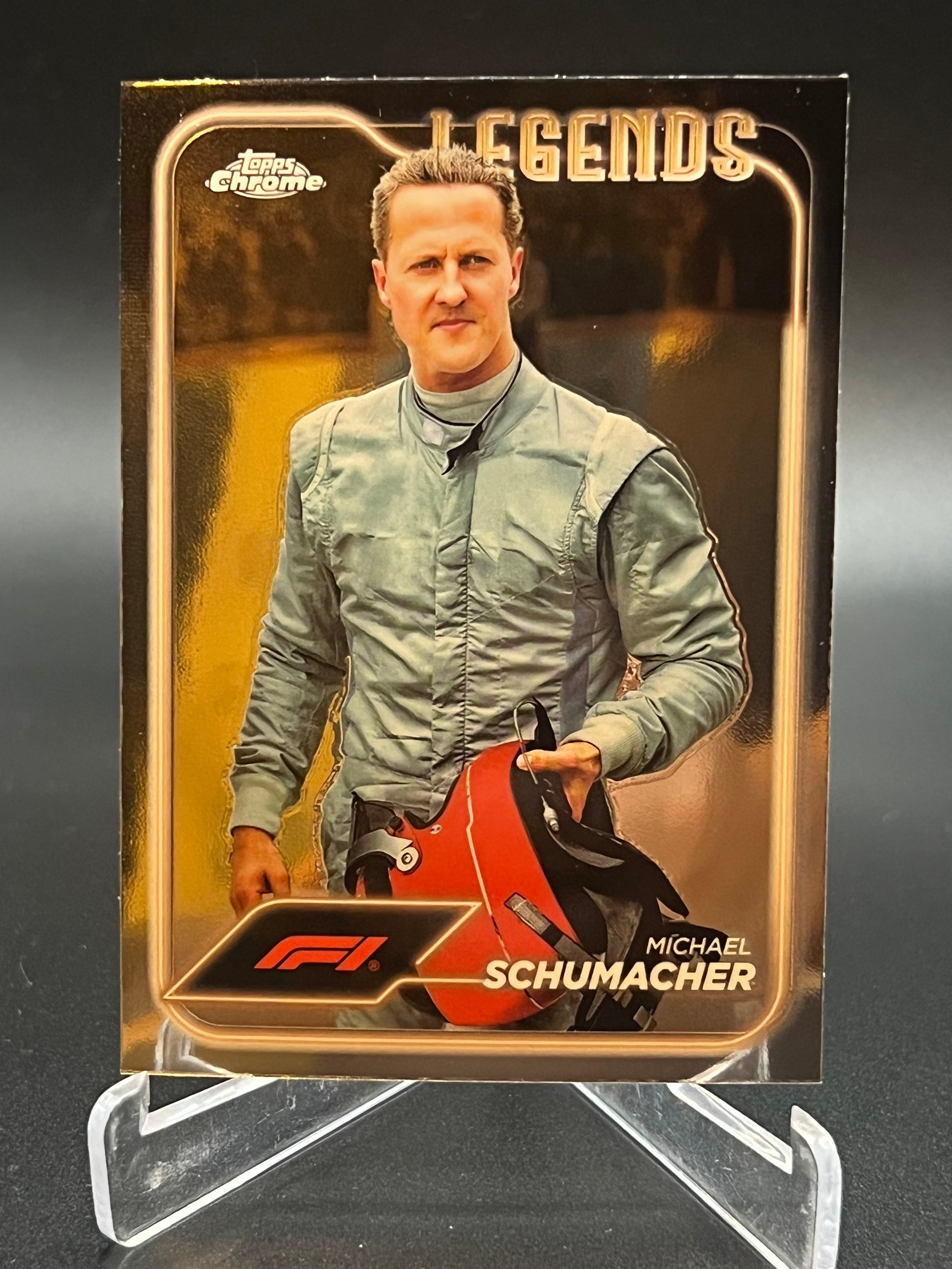 Michael Schumacher Topps Chrome Formula 1 Legends