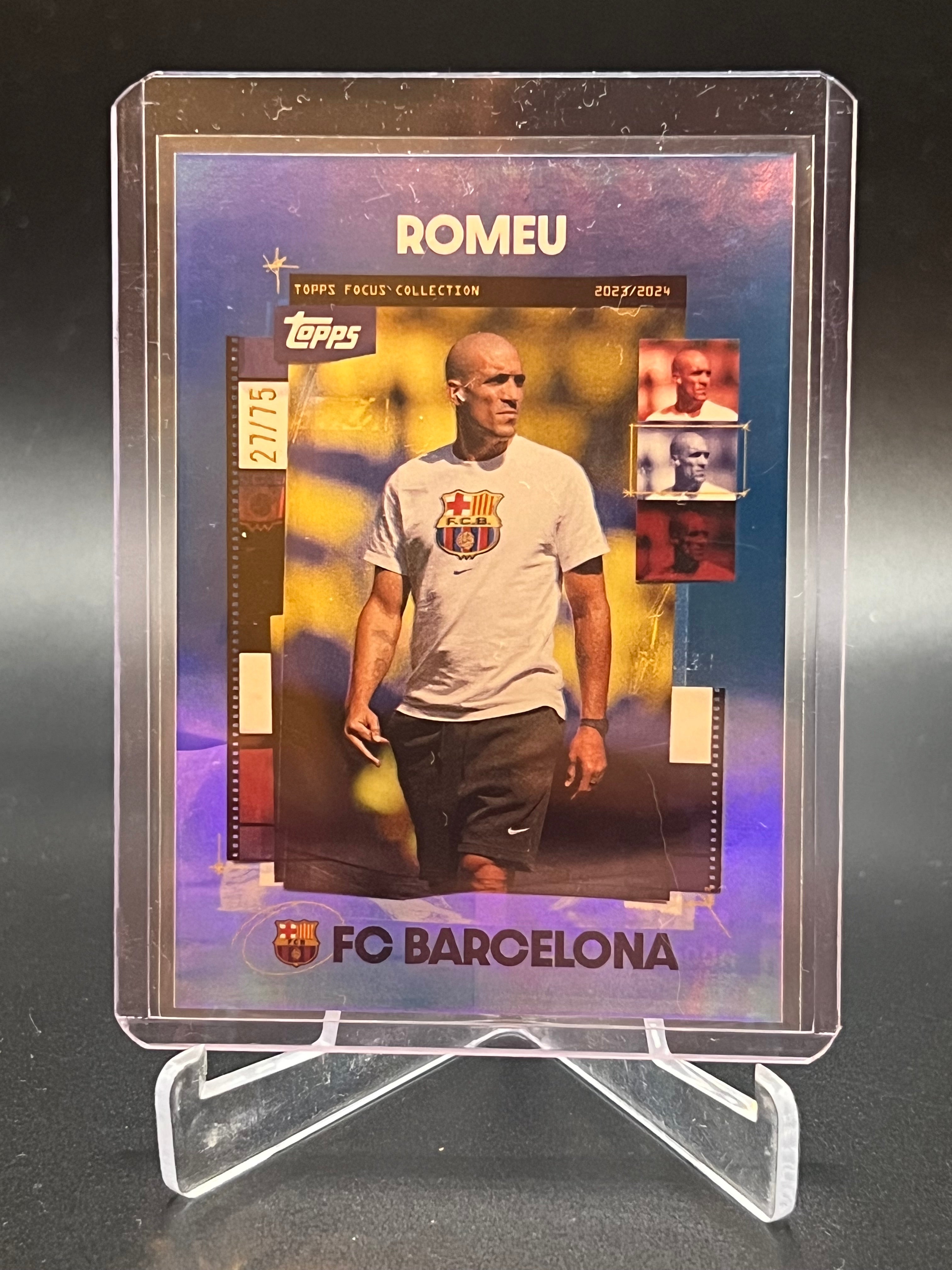 Romeu /75 Topps focus collection FC Barcelona 24