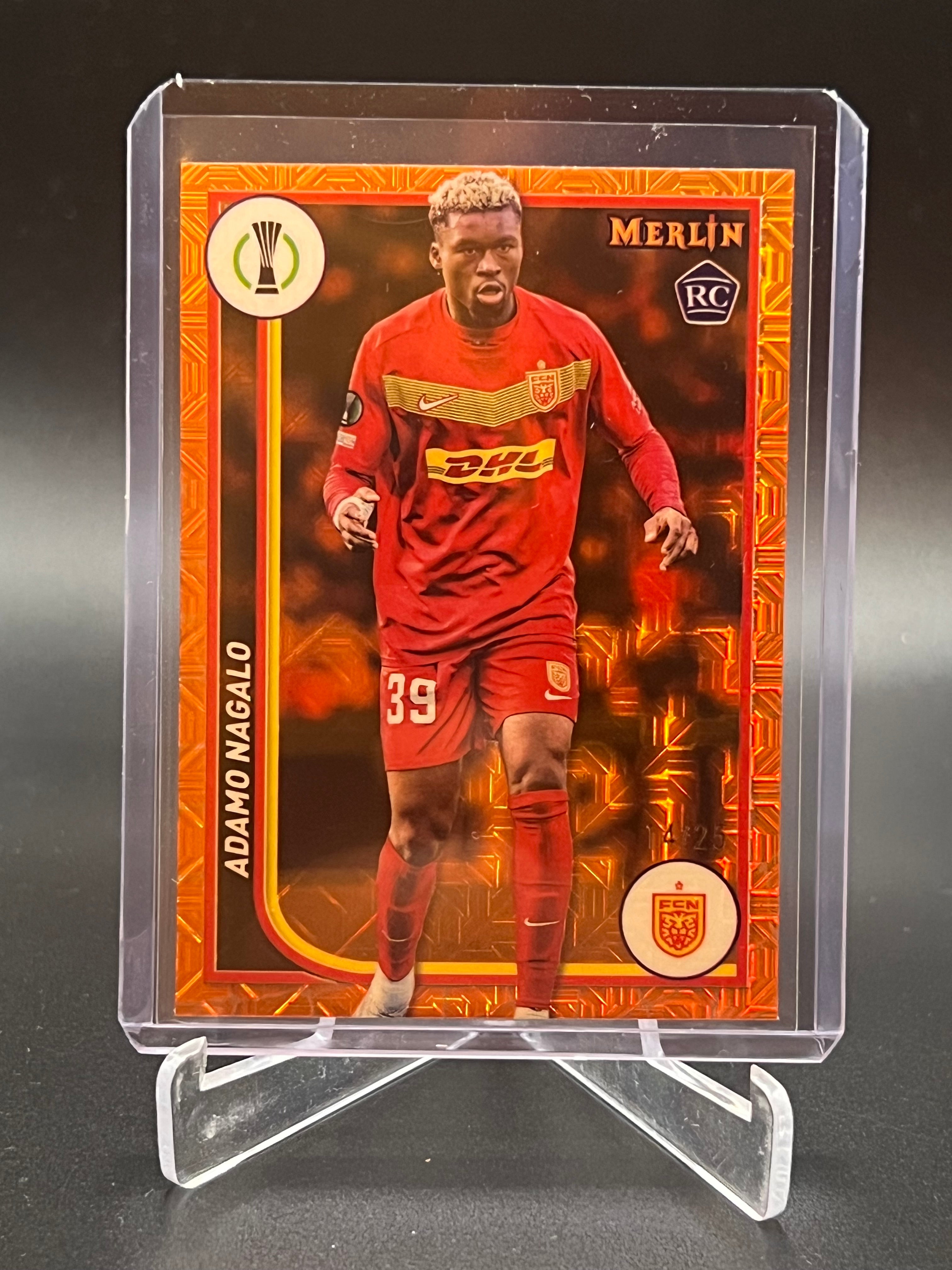 Adamo Nagalo RC /25 Topps Merlin UEFA Europa League 23/24