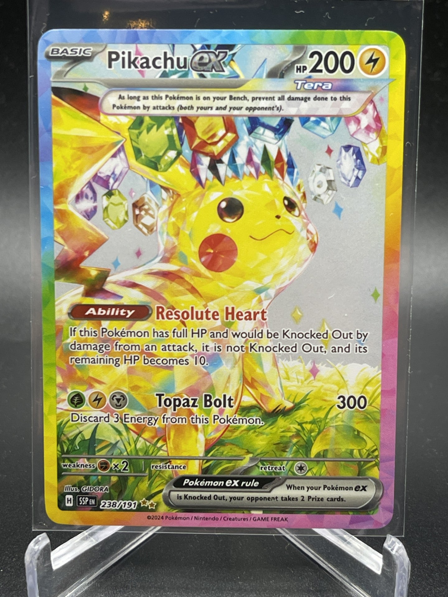 Pikachu EX 238/191