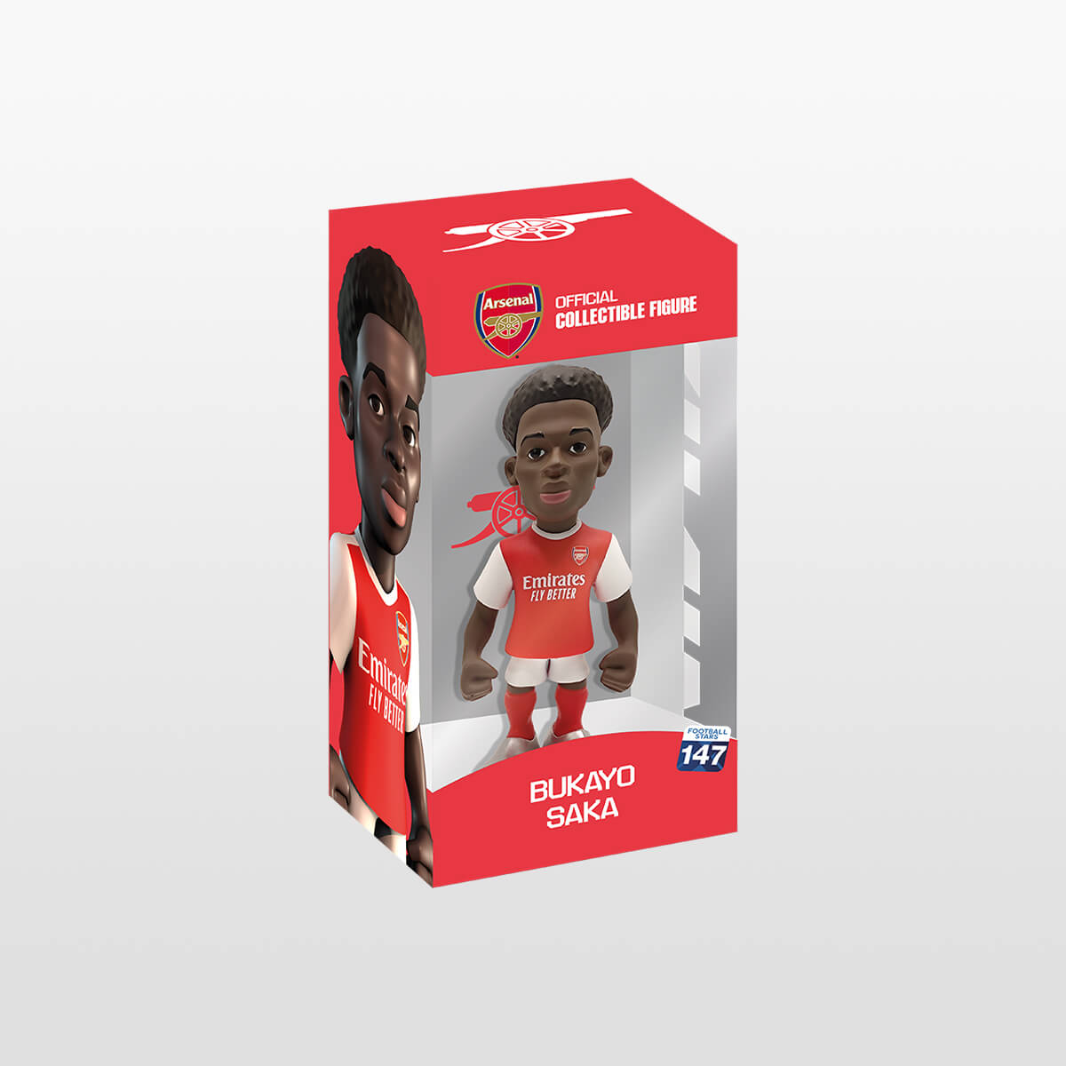 Minix Samlefigur: Bukayo Saka – Arsenal boks