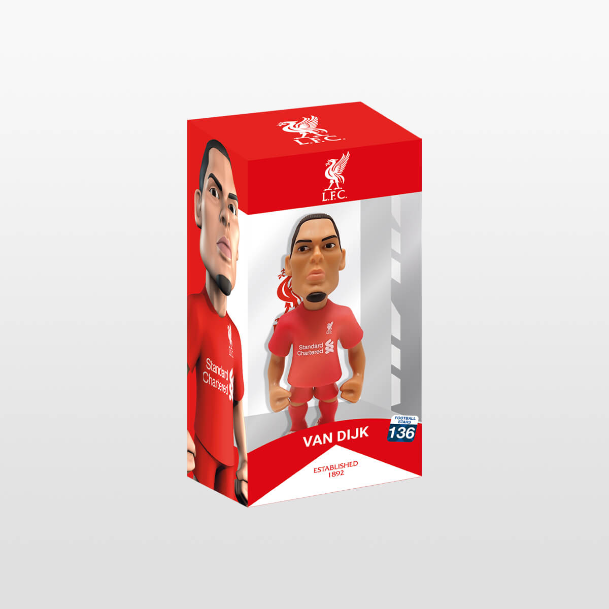 Minix Samlefigur: Virgil van Dijk – Liverpool FC boks